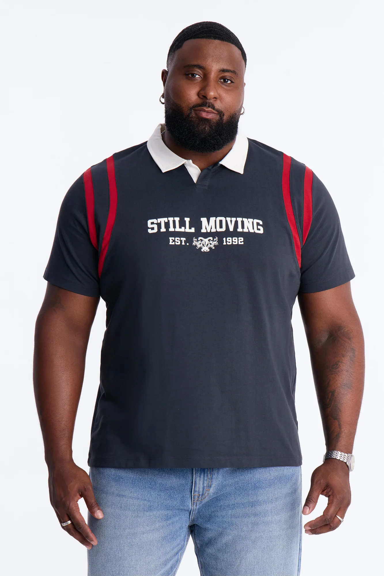 Relaxed Still Moving Polo - Black - Image 5