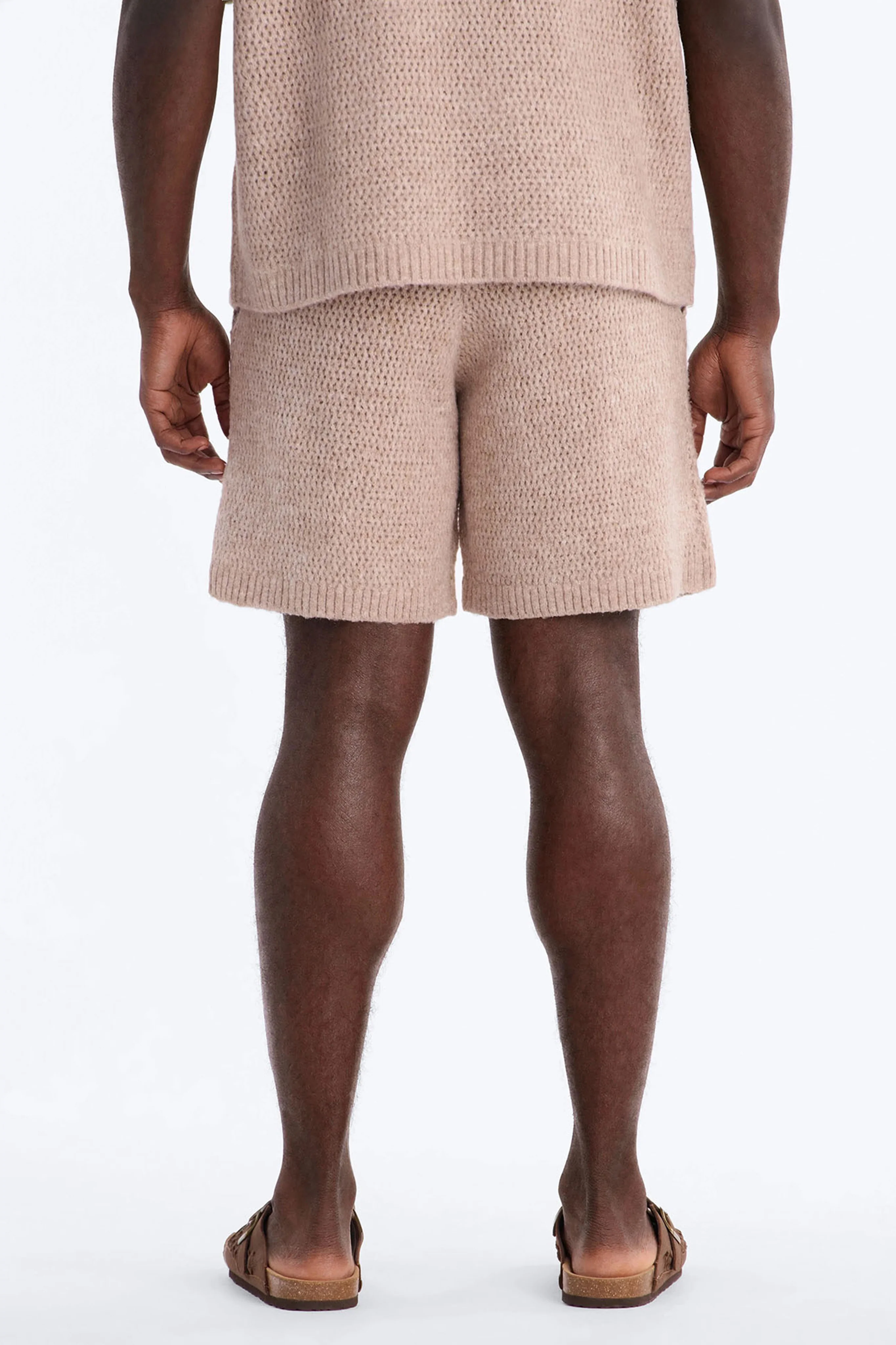 Relaxed Venice Sweater Short - Stone - Image 4