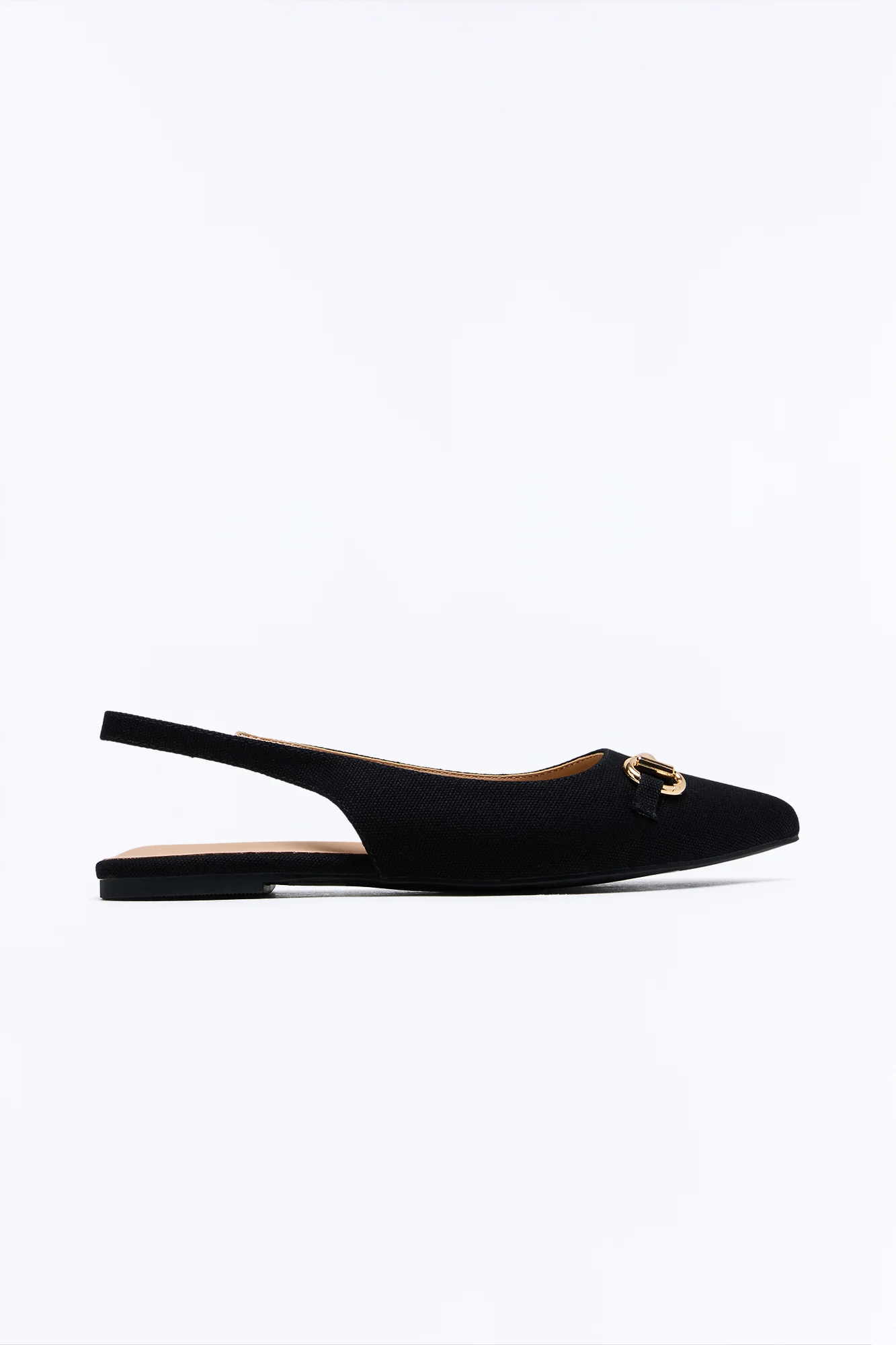 Rem Slingback Flats - Black