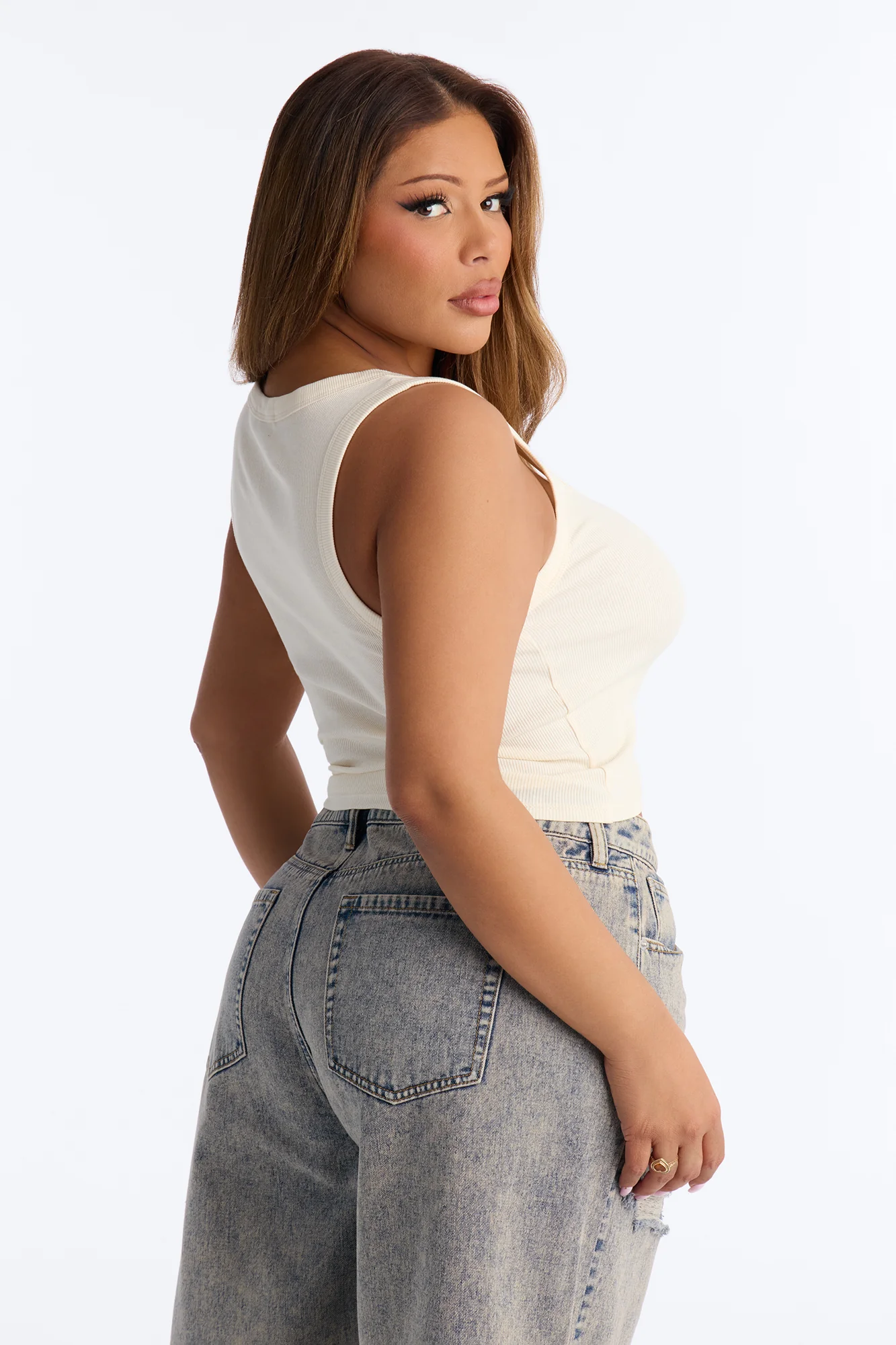 Remi Tank Top - Bone - Image 7
