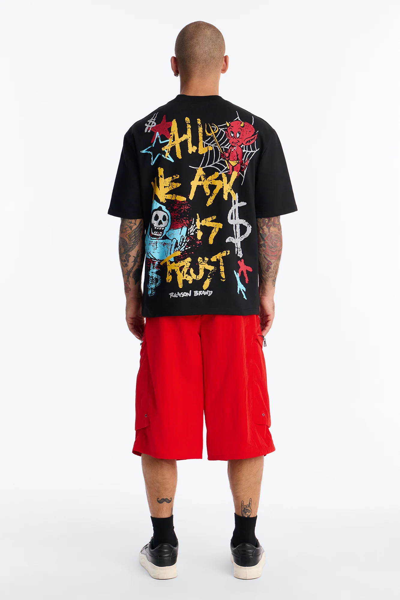 Respect For Hustle Short Sleeve Tee - Black