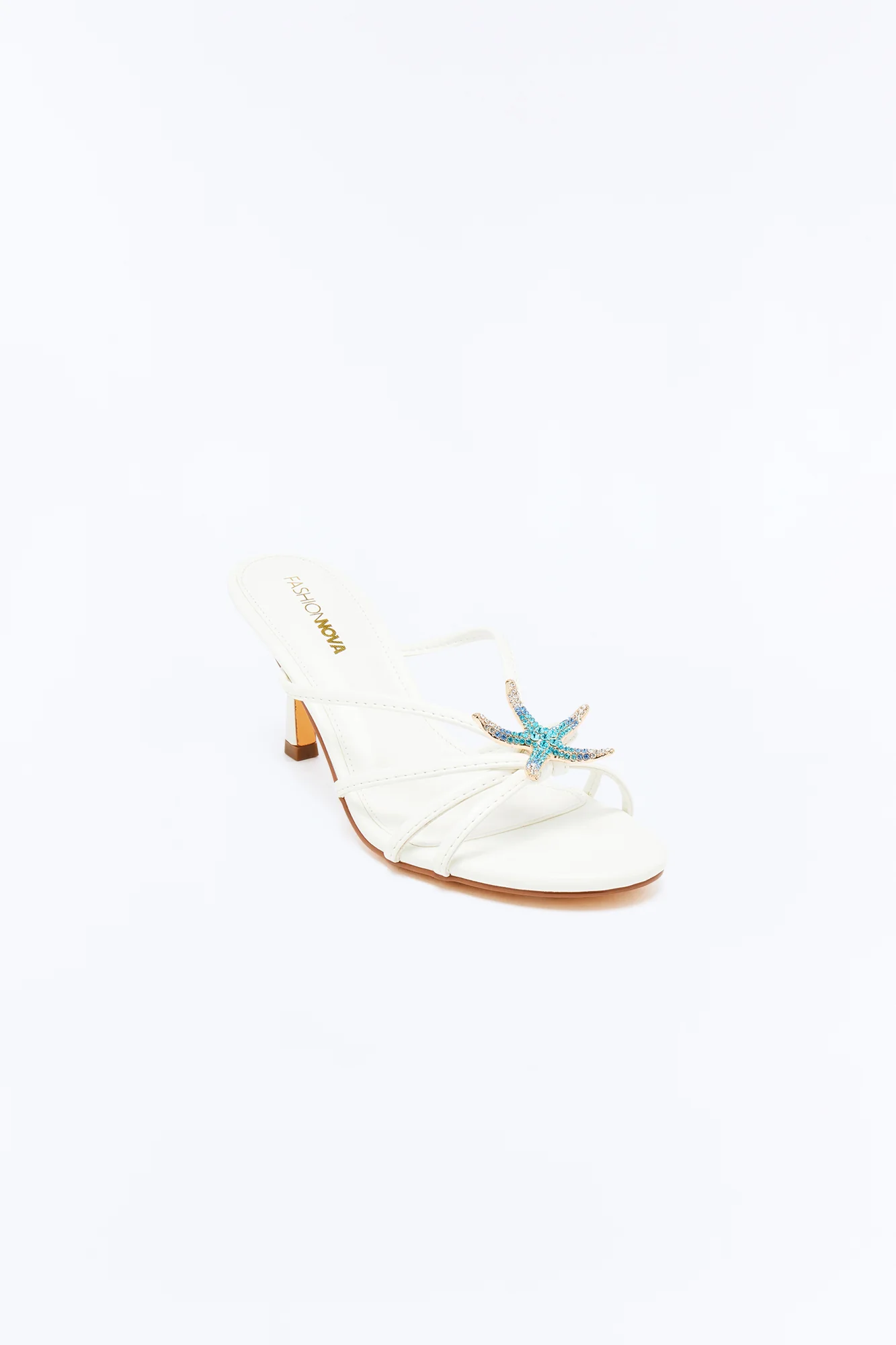 Rhiann Hardware Heels - White - Image 2