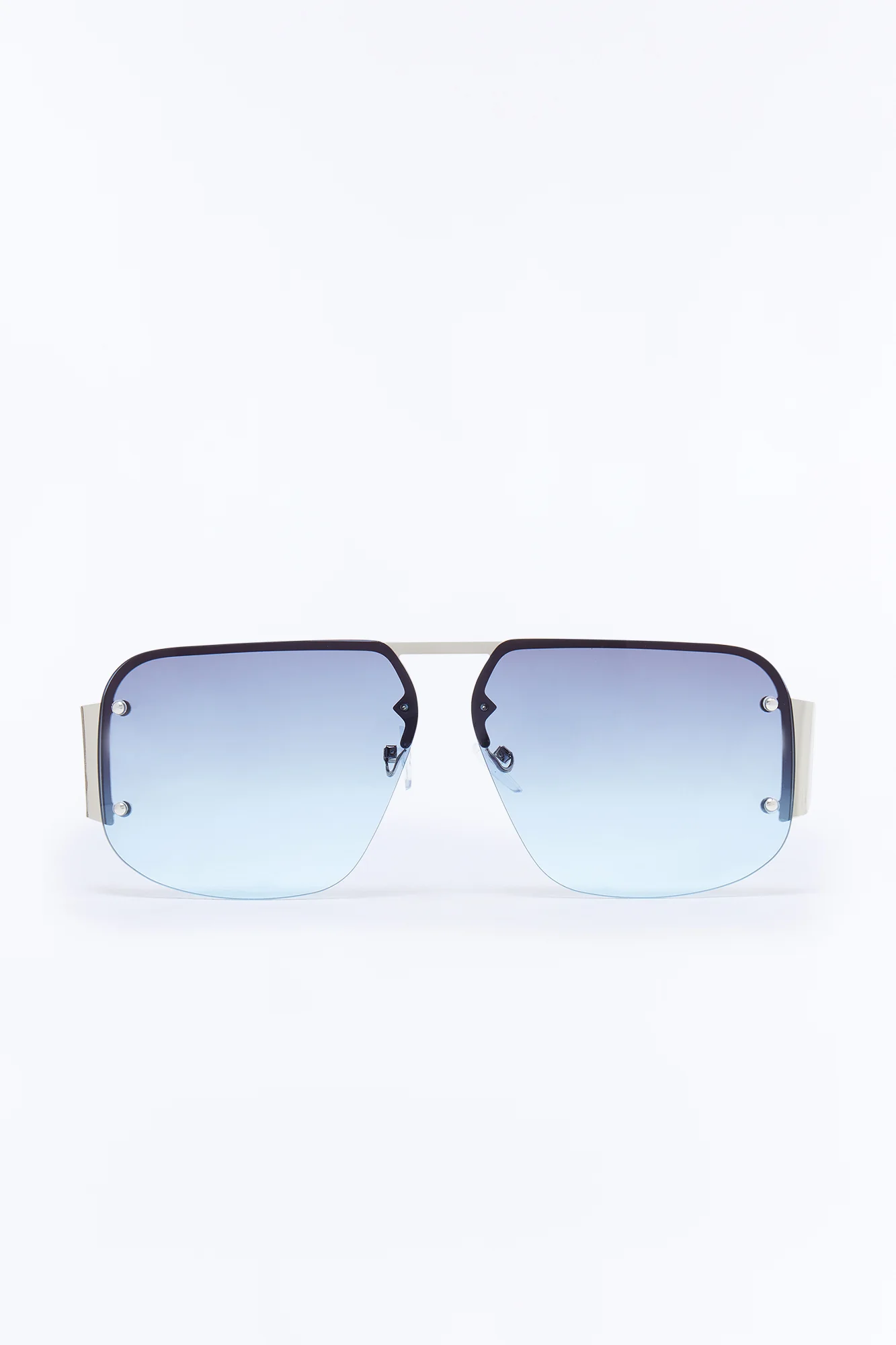 Rhythm Vison Sunglasses - Silver/Blue - Image 2