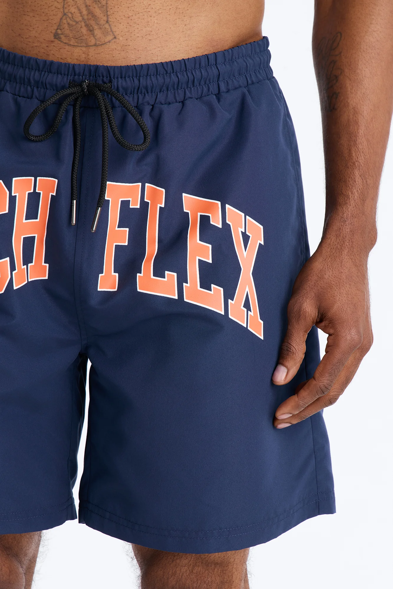 Rich Flex Swim Trunk 7″ - Navy - Image 3