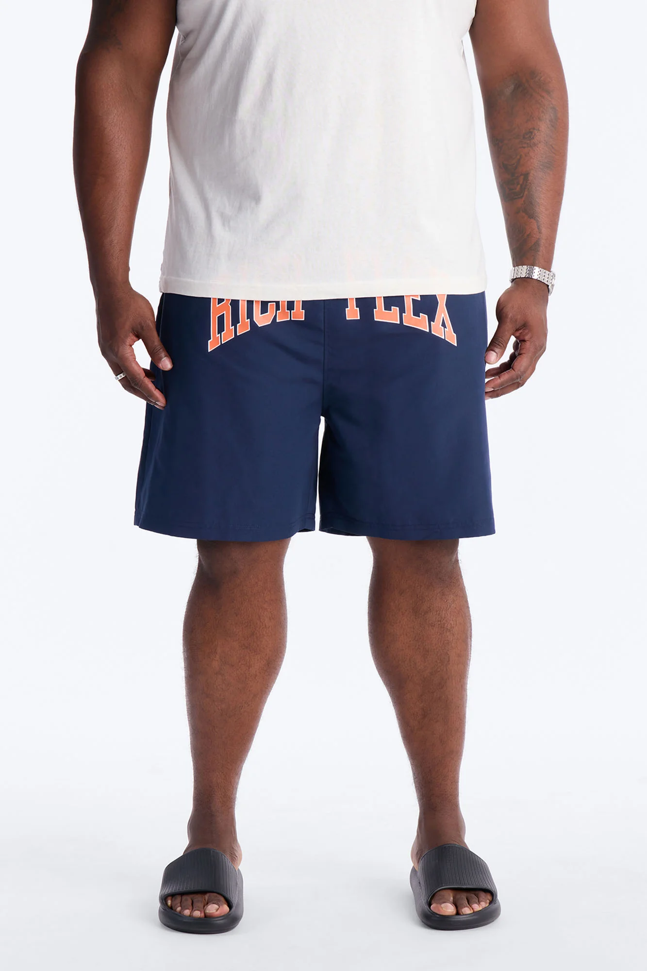 Rich Flex Swim Trunk 7″ - Navy - Image 5