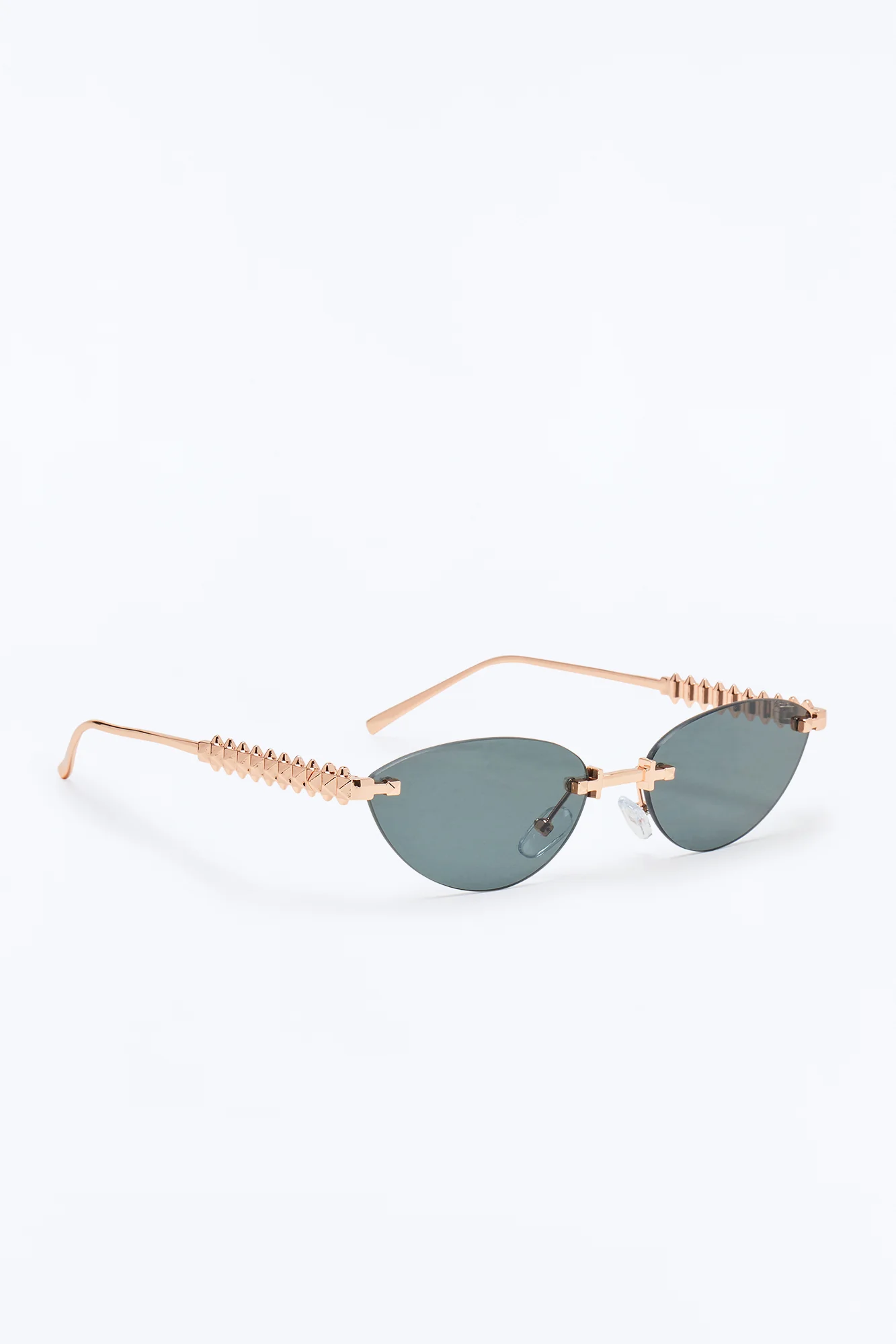 Rider Cat Eye Sunglasses - Black/Gold - Image 4