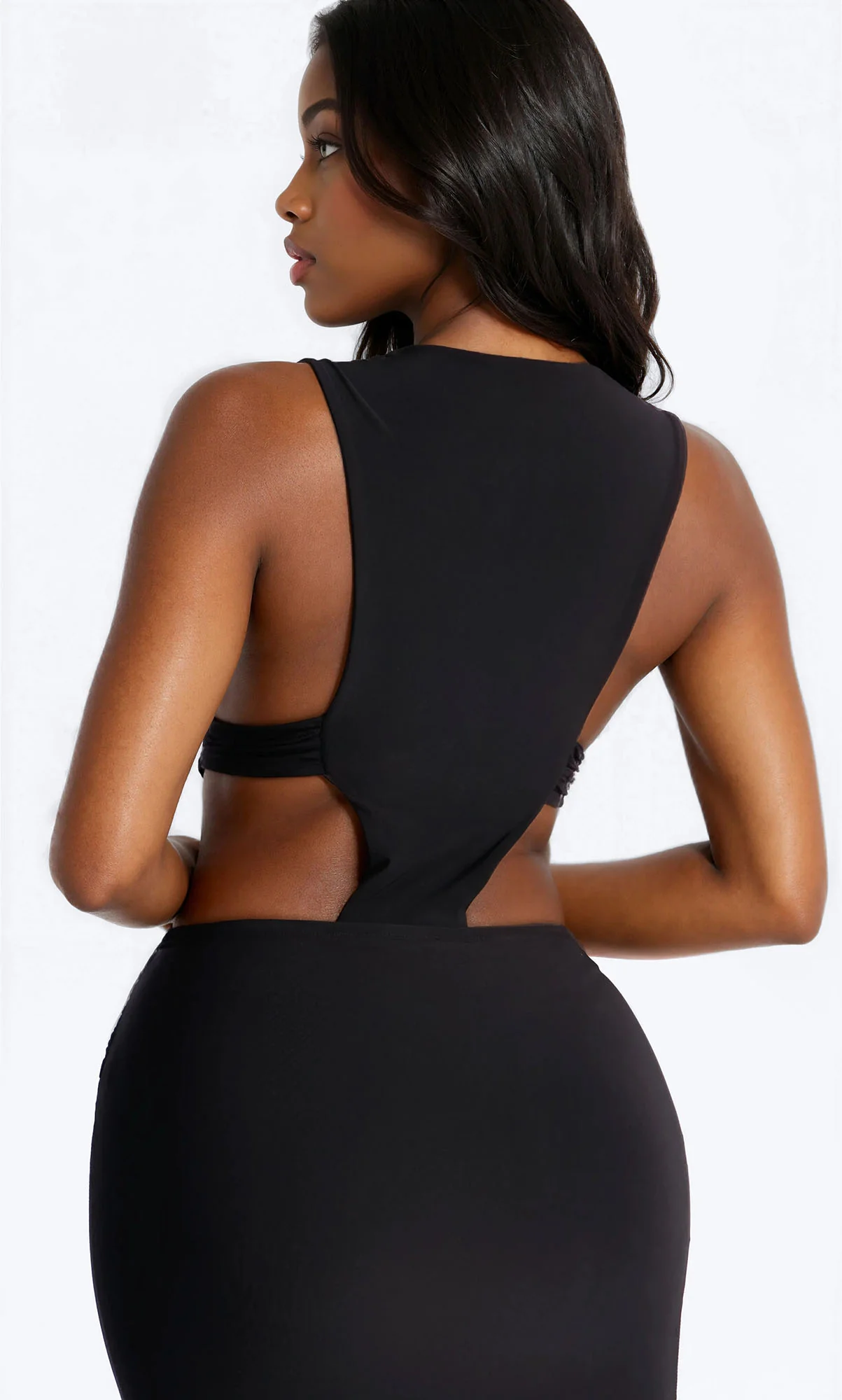 Ringleader Cut Out Maxi Dress - Black - Image 4