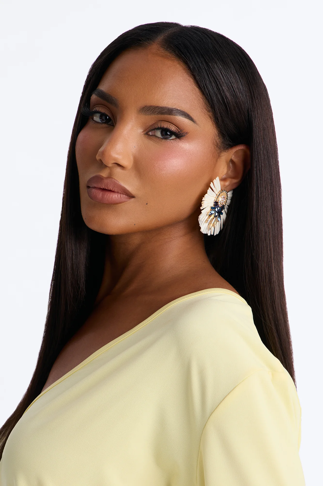 Rio Carnival Earrings - White/combo - Image 2
