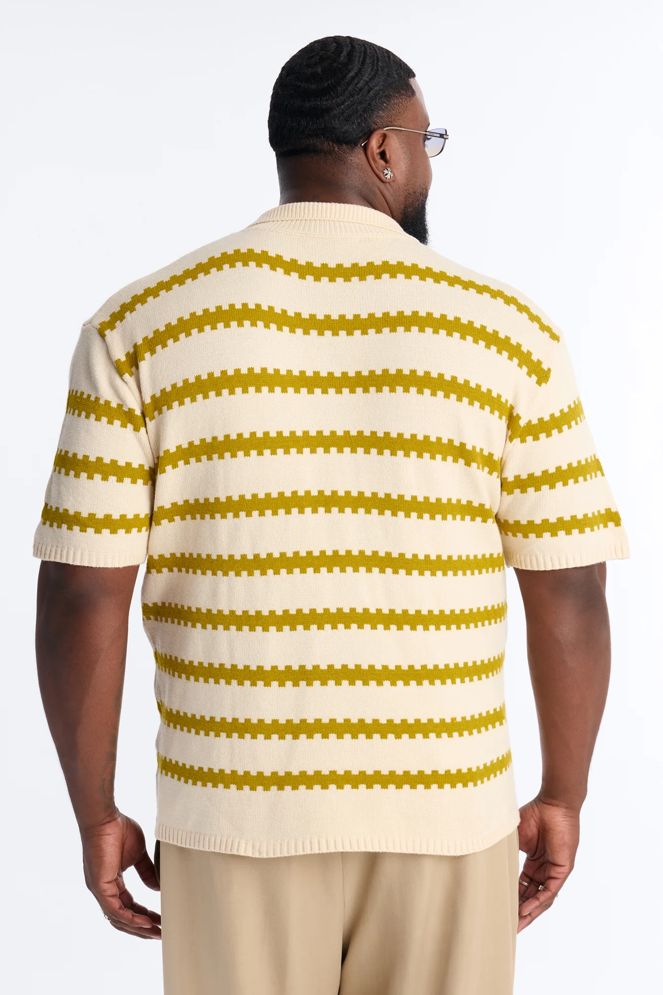 Ripple Stripe Johnny Polo - Green - Image 8