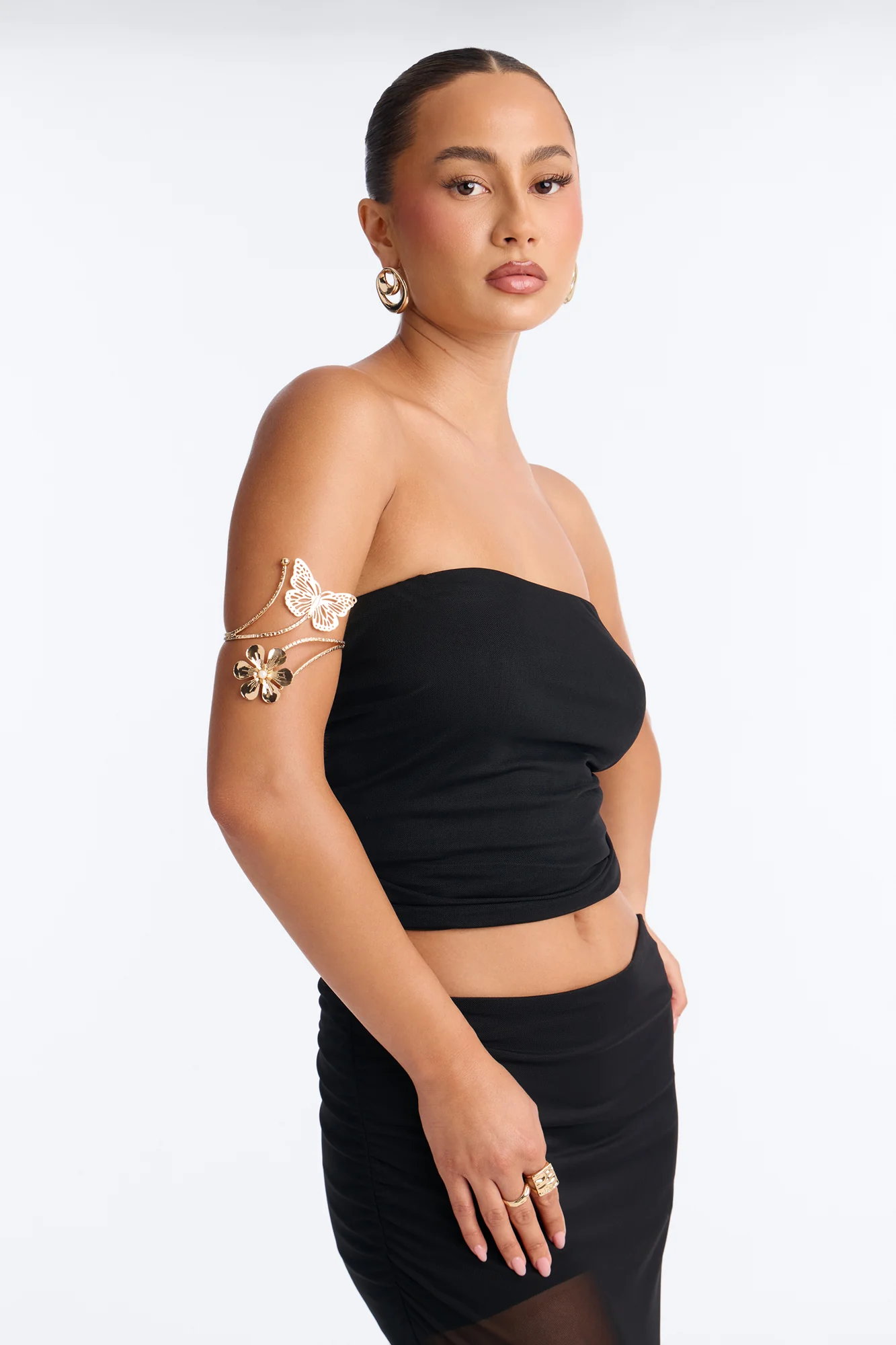 Roaming Free Arm Cuff - Gold - Image 2
