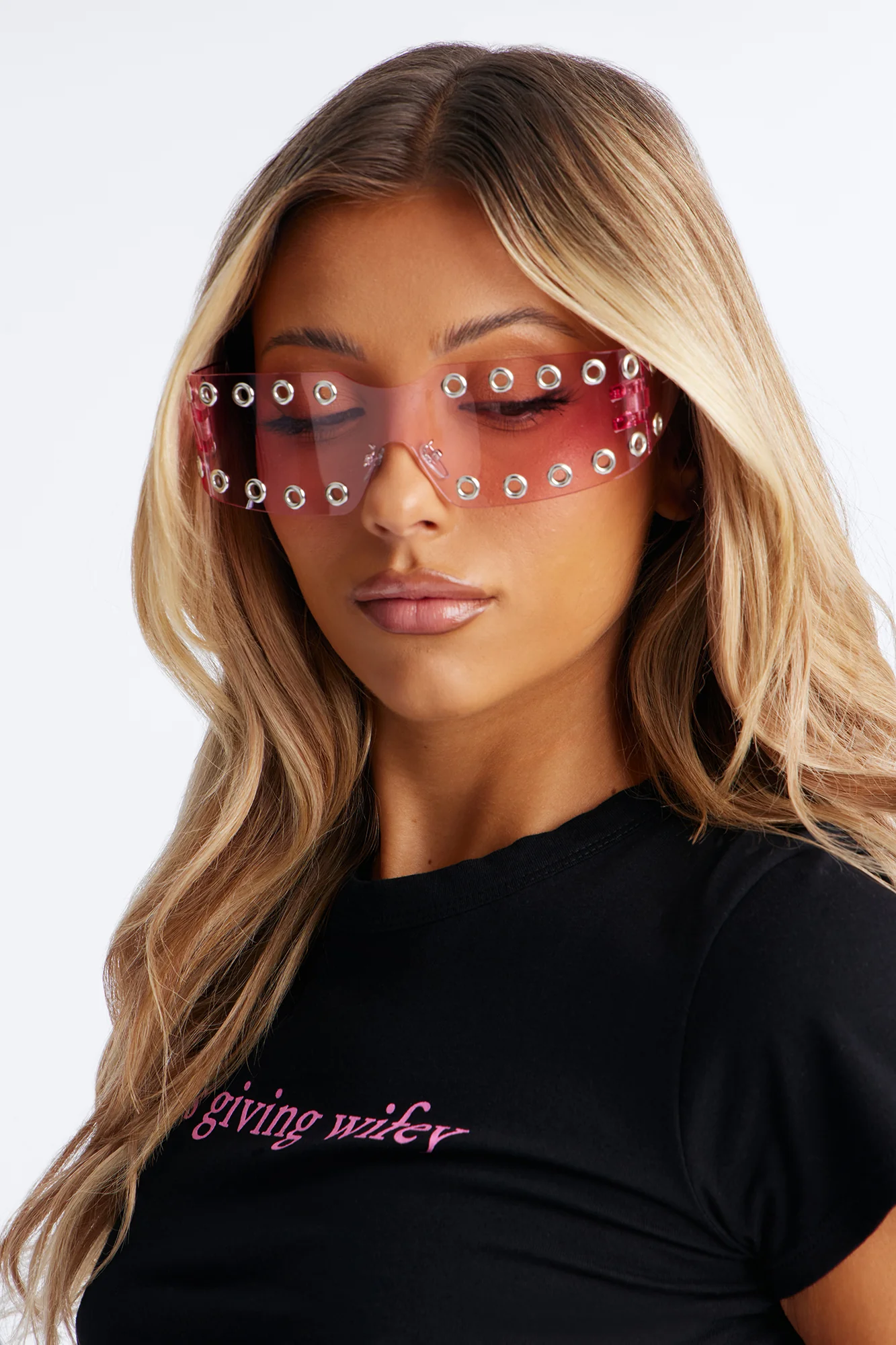 Rockstar Wifey Sunglasses - Pink