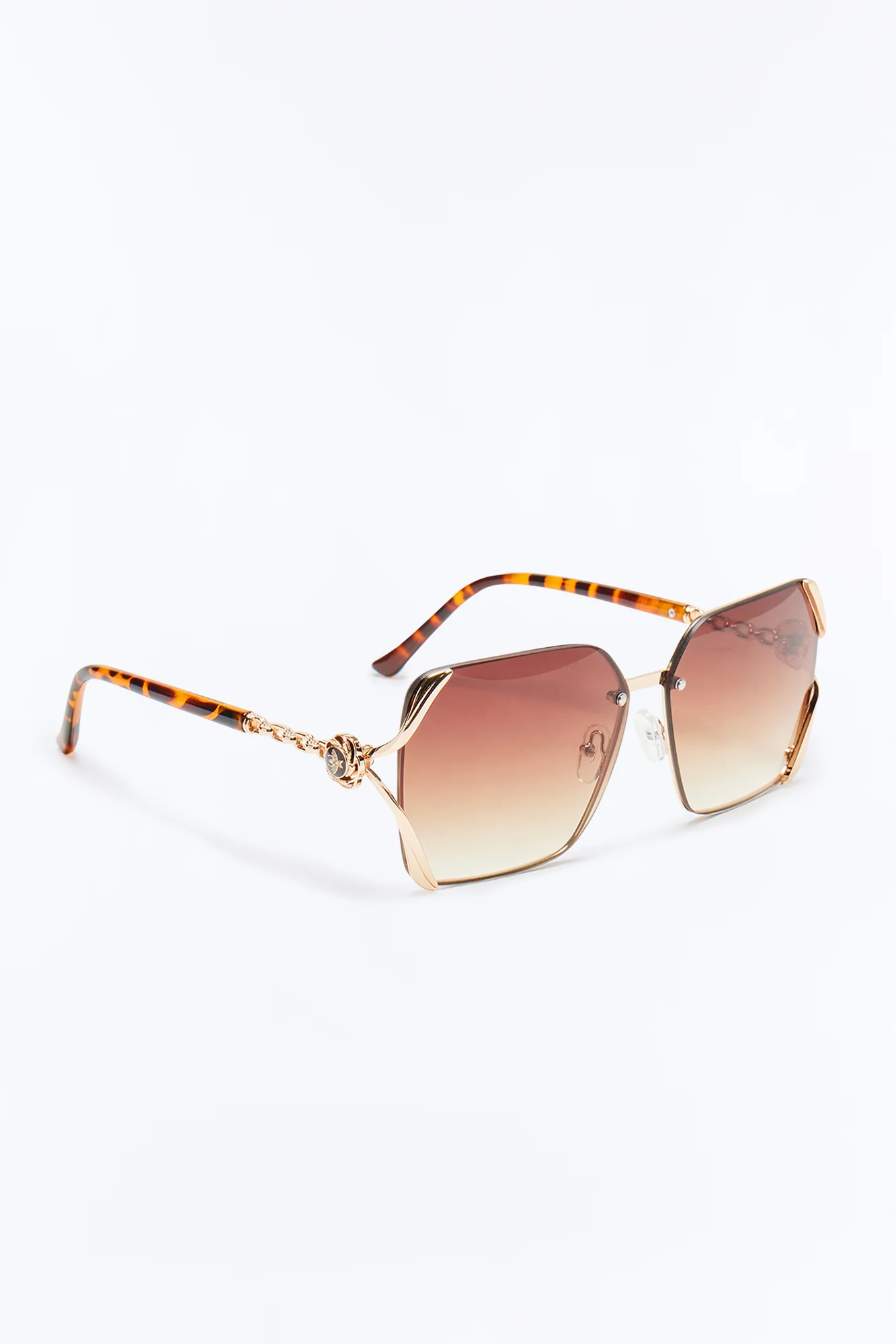 Rosalie Sunglasses - Gold/Brown - Image 4
