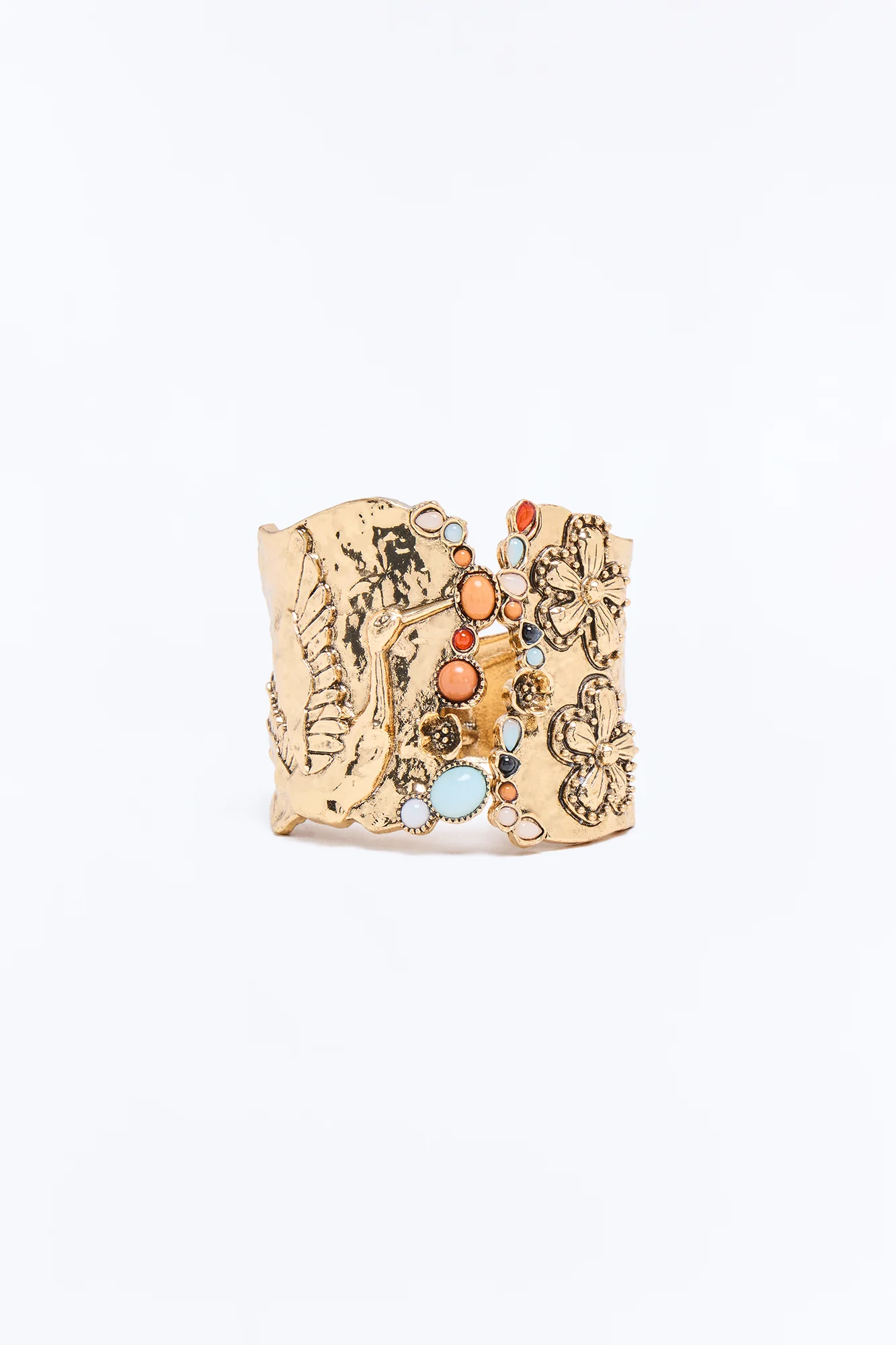 Roselle Cuff Bracelet - Gold/combo