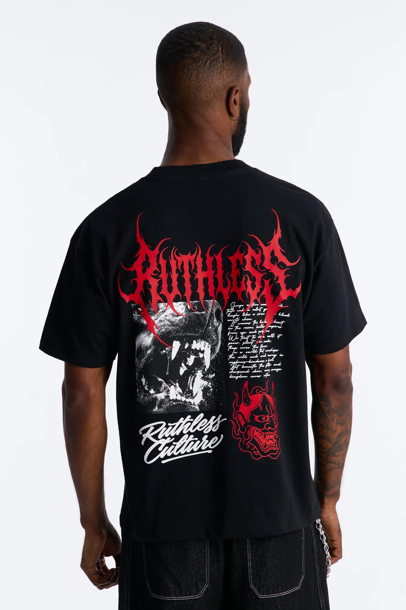 Ruthless Culture Forever Boxy Short Sleeve Tee - Black