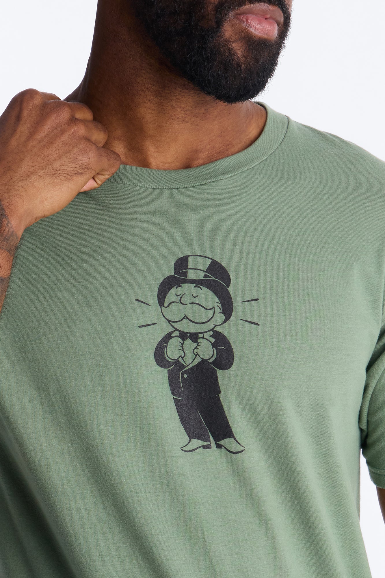 Ruthless Monopoly Short Sleeve Tee - Sage - Image 3