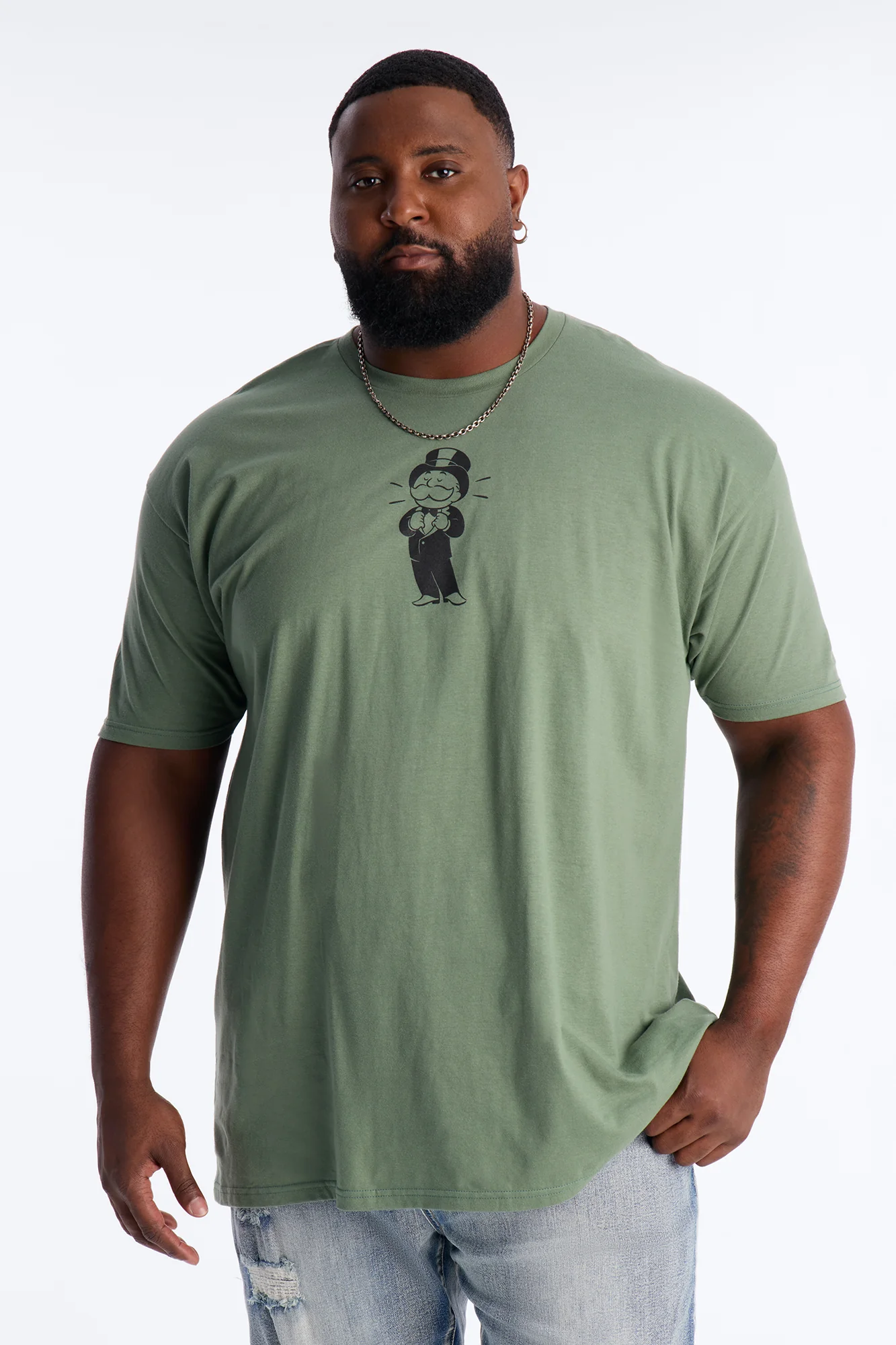 Ruthless Monopoly Short Sleeve Tee - Sage - Image 5