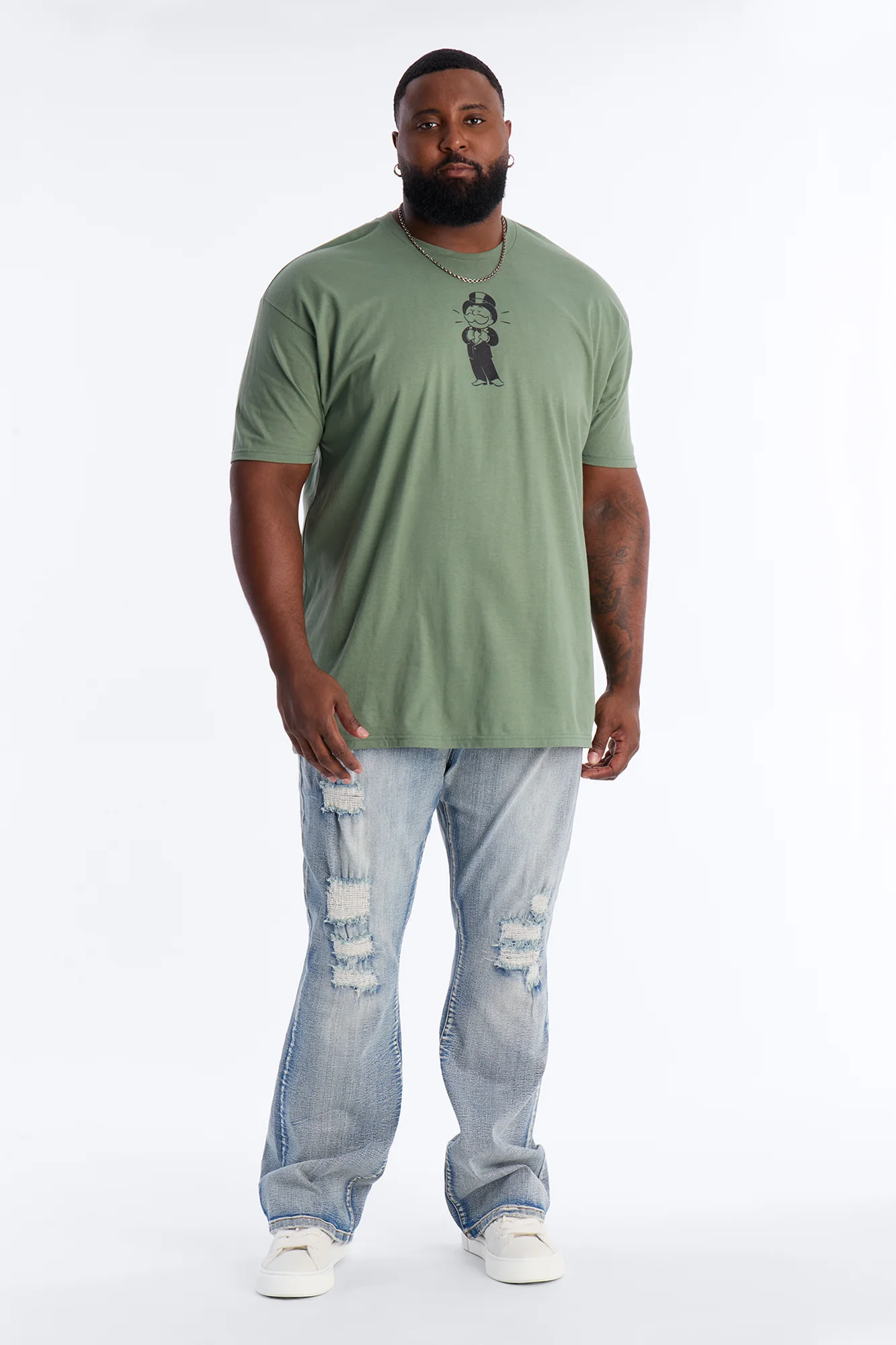 Ruthless Monopoly Short Sleeve Tee - Sage - Image 6