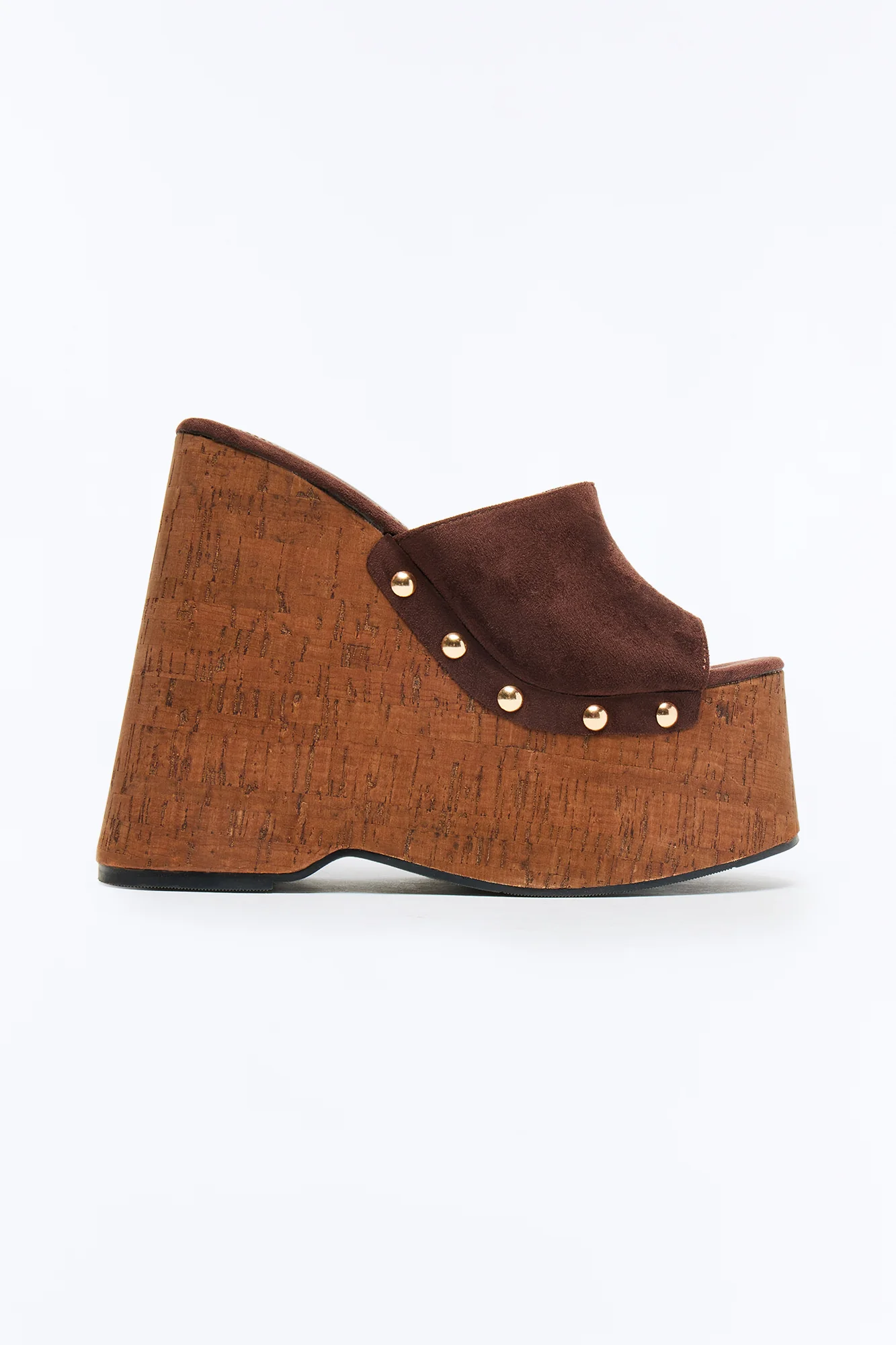 Sadie Platform Wedges - Chocolate