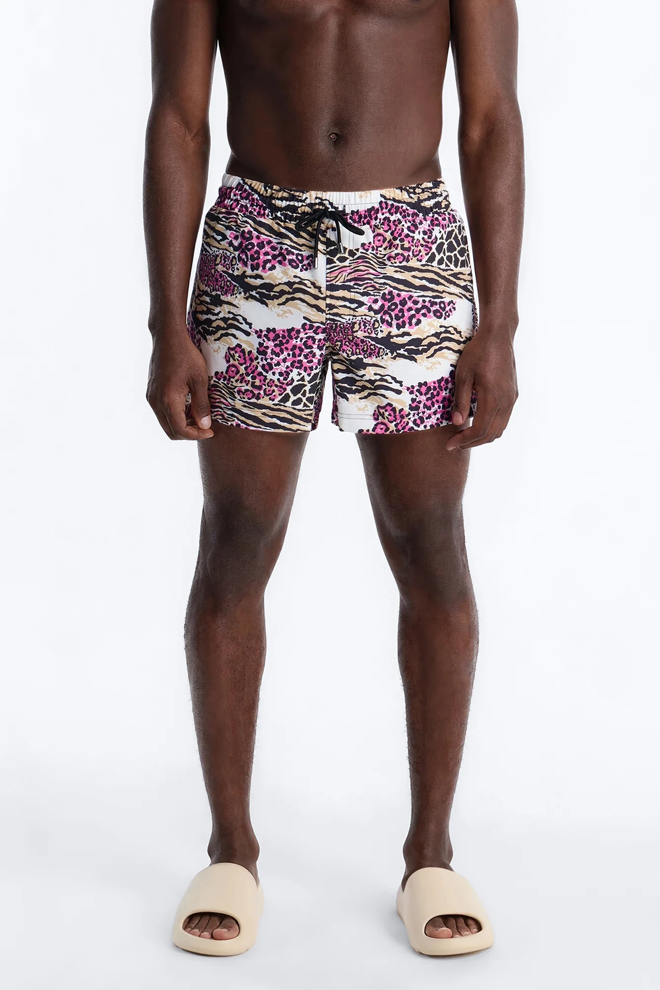 Safari Remix Swim Trunk 4″ - Multi Color