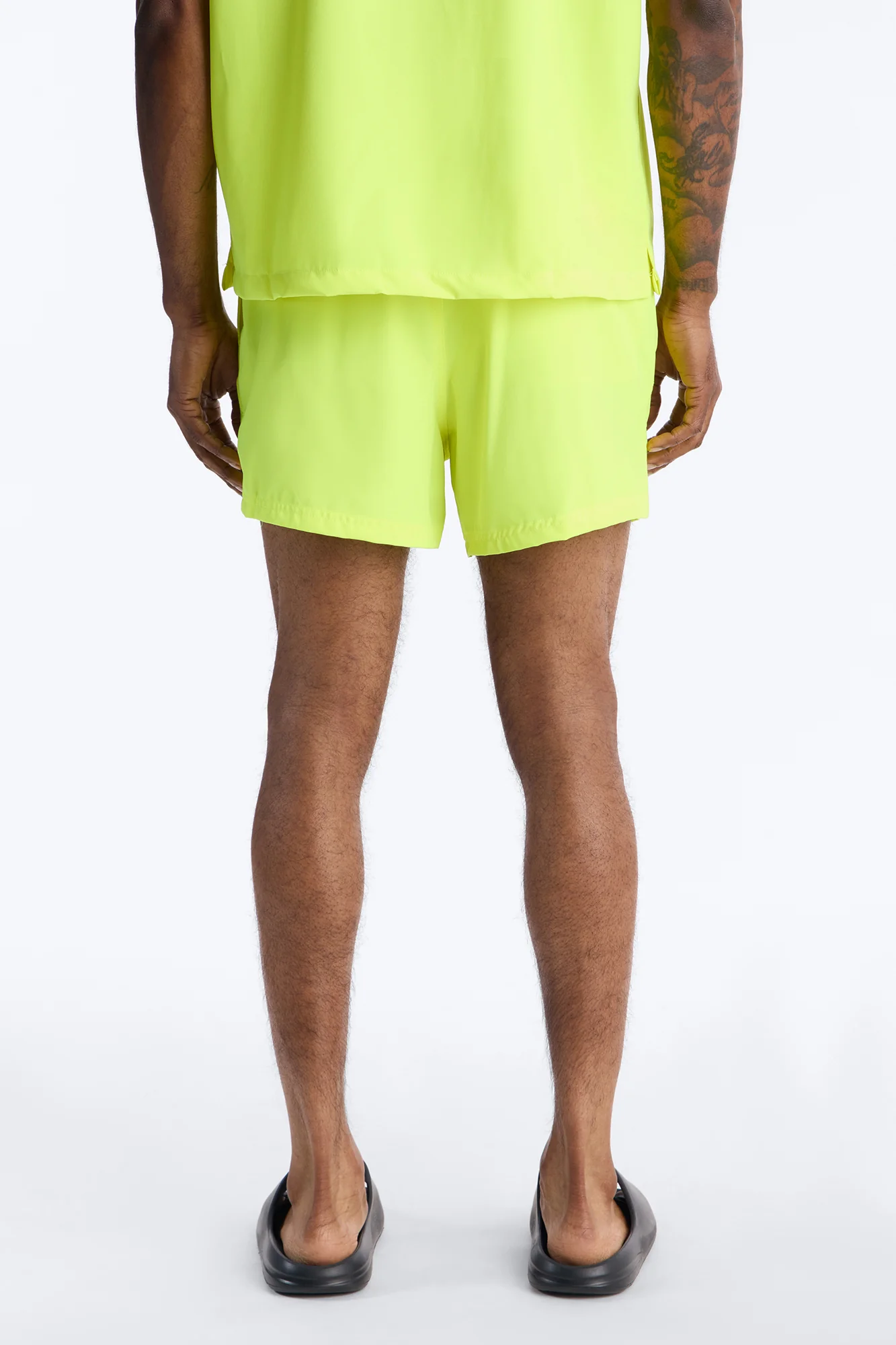 Saints And Stars Swim Trunk 4″ - Yellow - Image 5