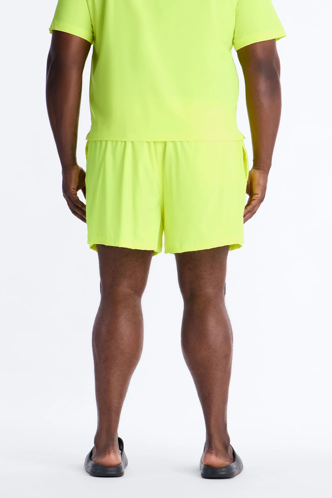 Saints And Stars Swim Trunk 4″ - Yellow - Image 9
