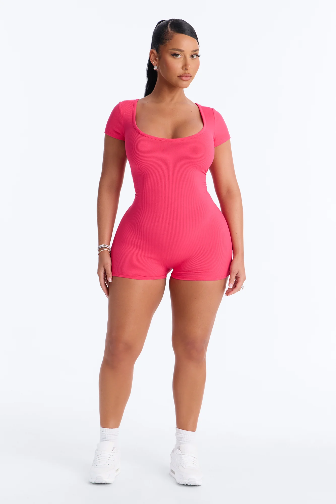 Sandie Romper - Hot Pink - Image 2