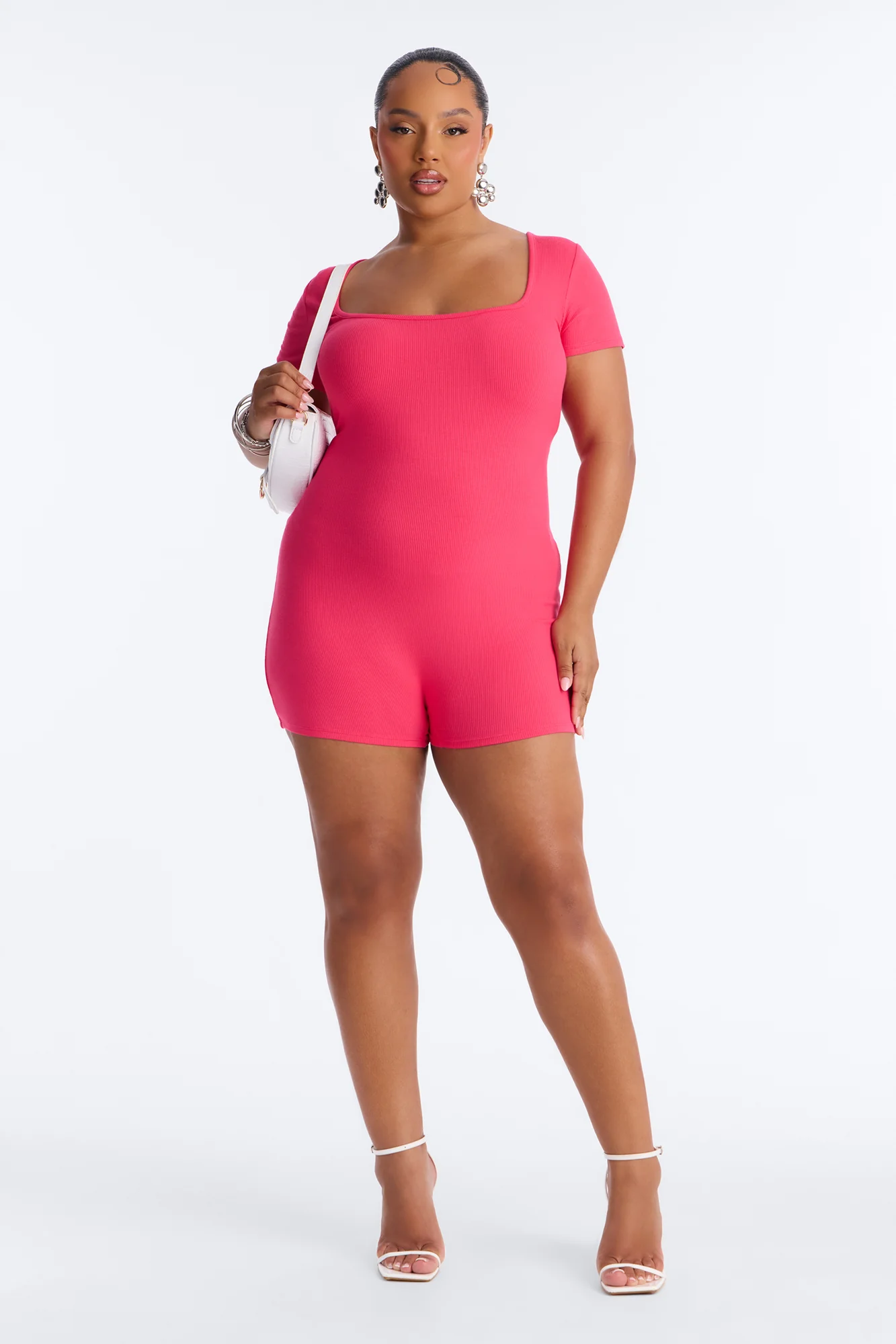 Sandie Romper - Hot Pink - Image 5