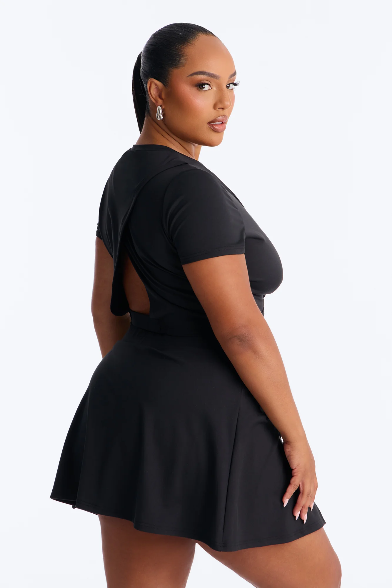 Sandy Mini Skirt Set - Black - Image 8