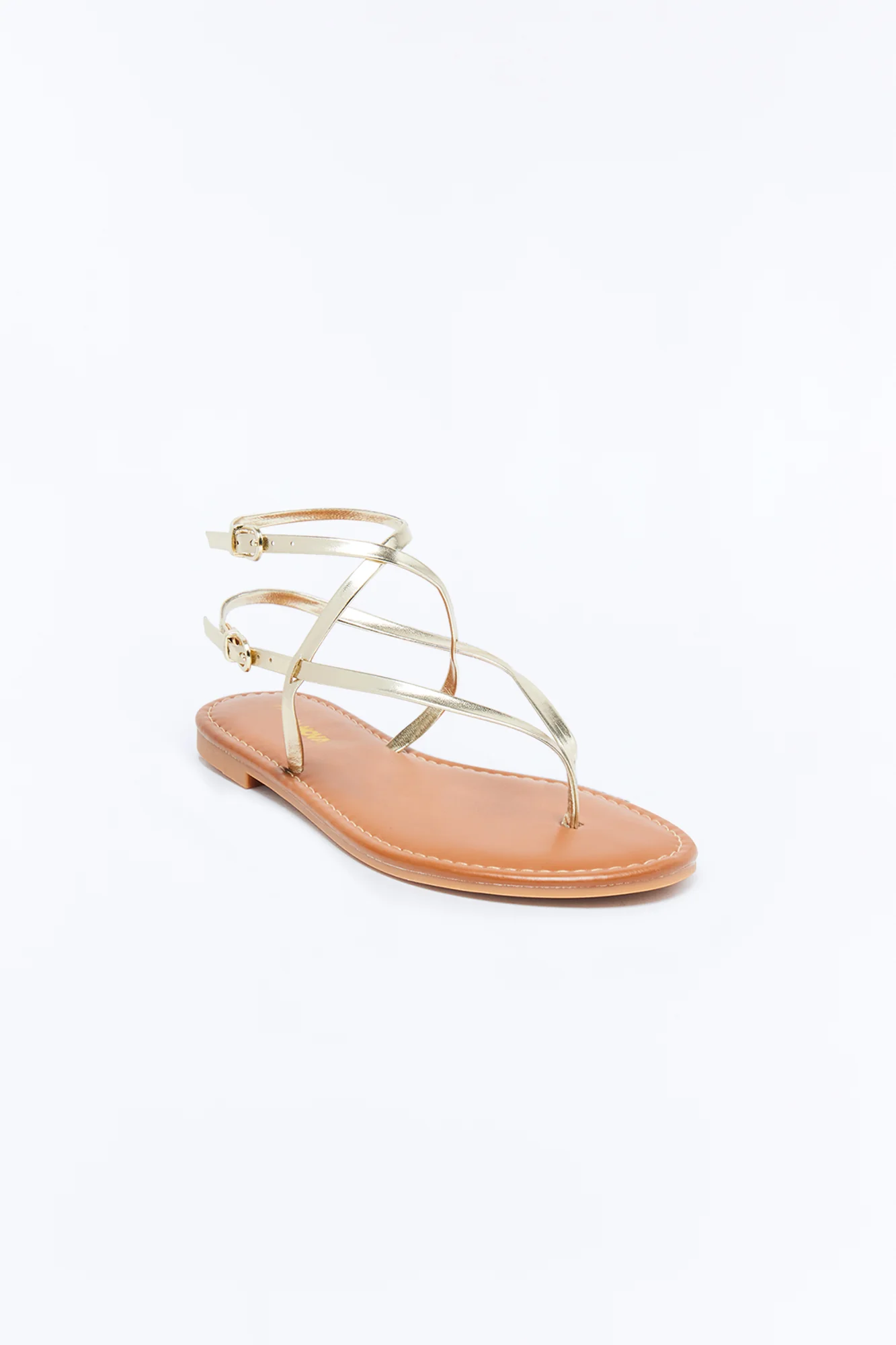 Santa Cruz Ankle Strap Sandals - Gold - Image 2