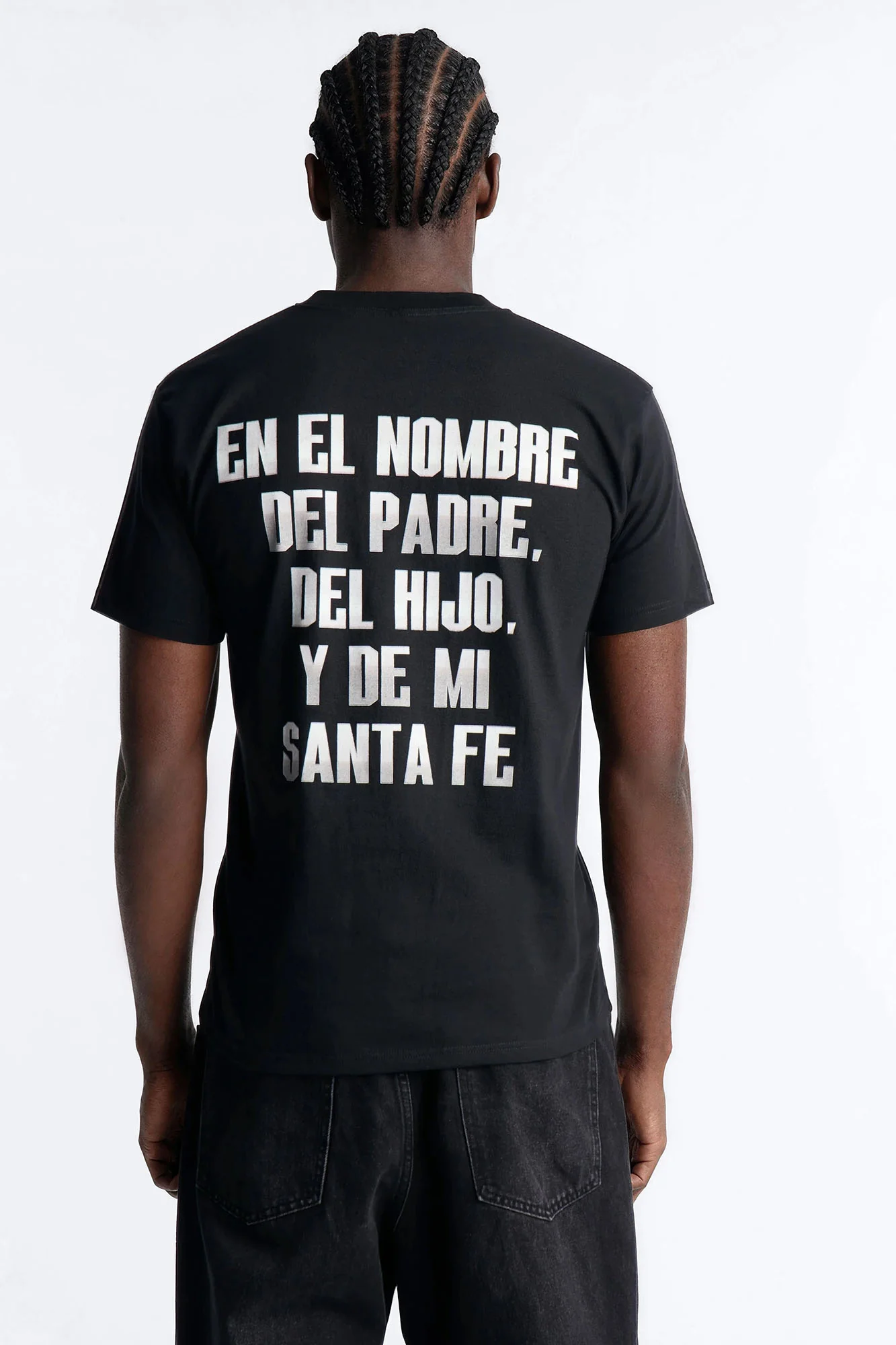 Santa Fe Klan Praying Hands Short Sleeve Tee - Black - Image 4