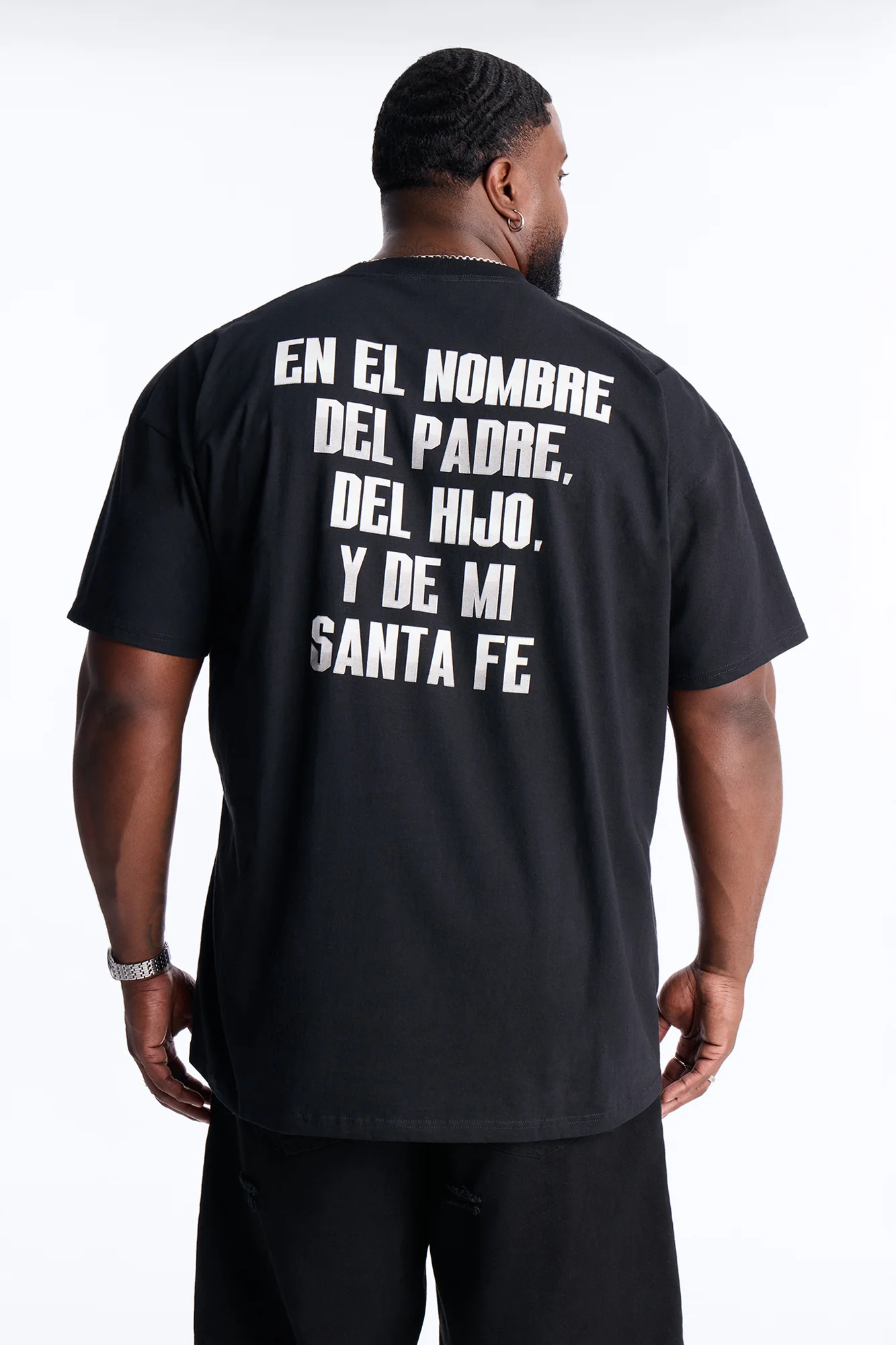 Santa Fe Klan Praying Hands Short Sleeve Tee - Black - Image 8