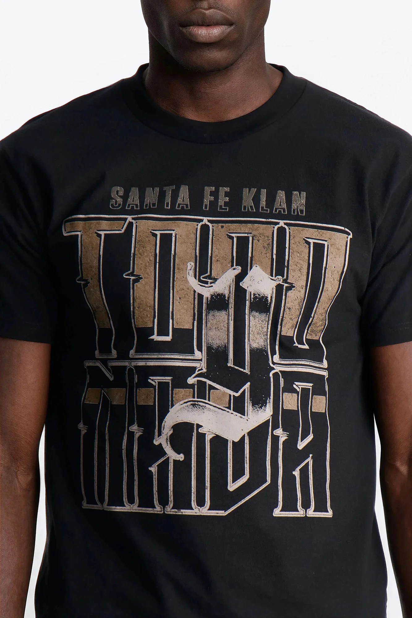 Santa Fe Klan Todo Y Nada Short Sleeve Tee - Black - Image 3