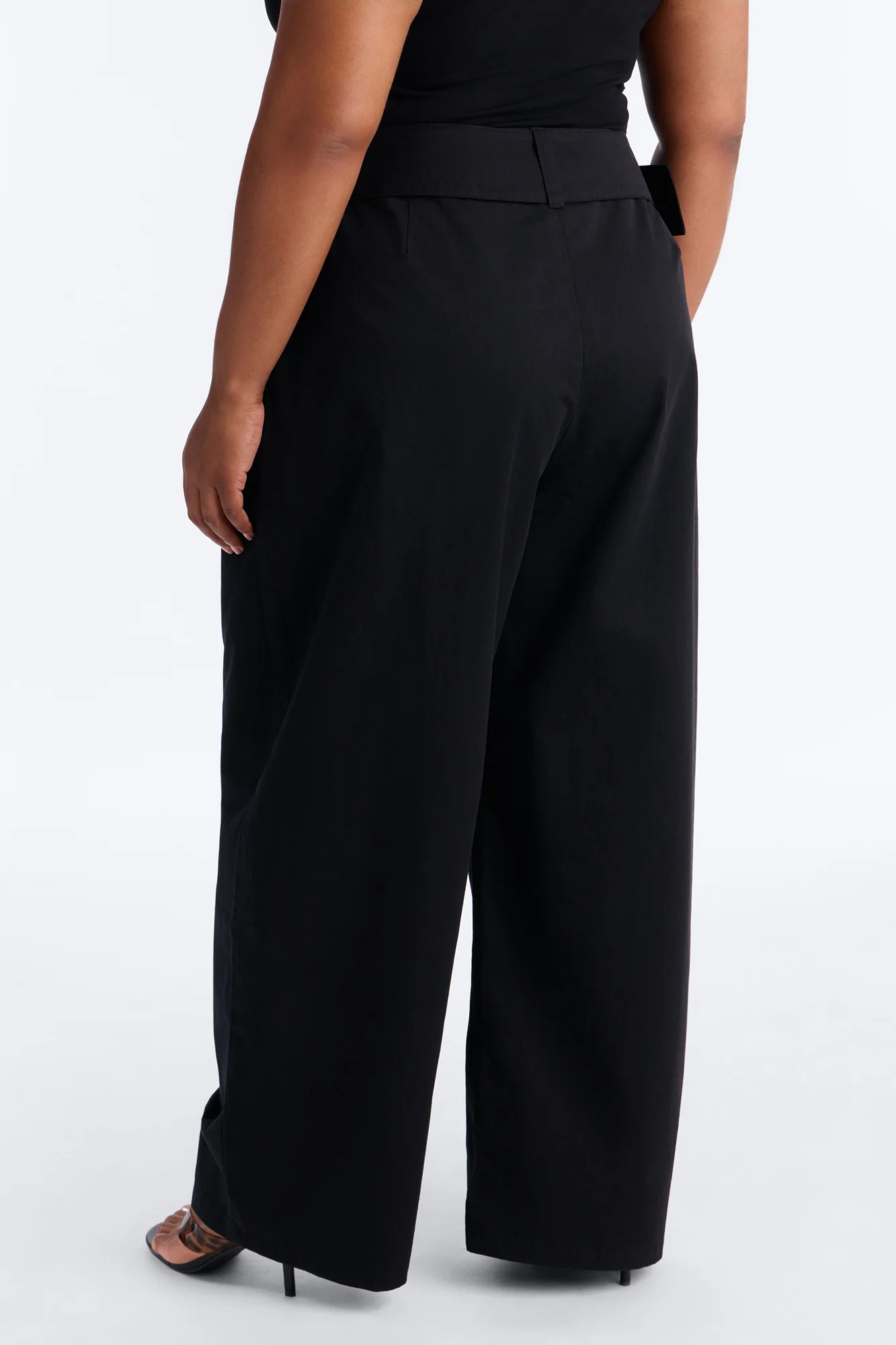 Santee Barrel Belted Pant - Black - Image 8