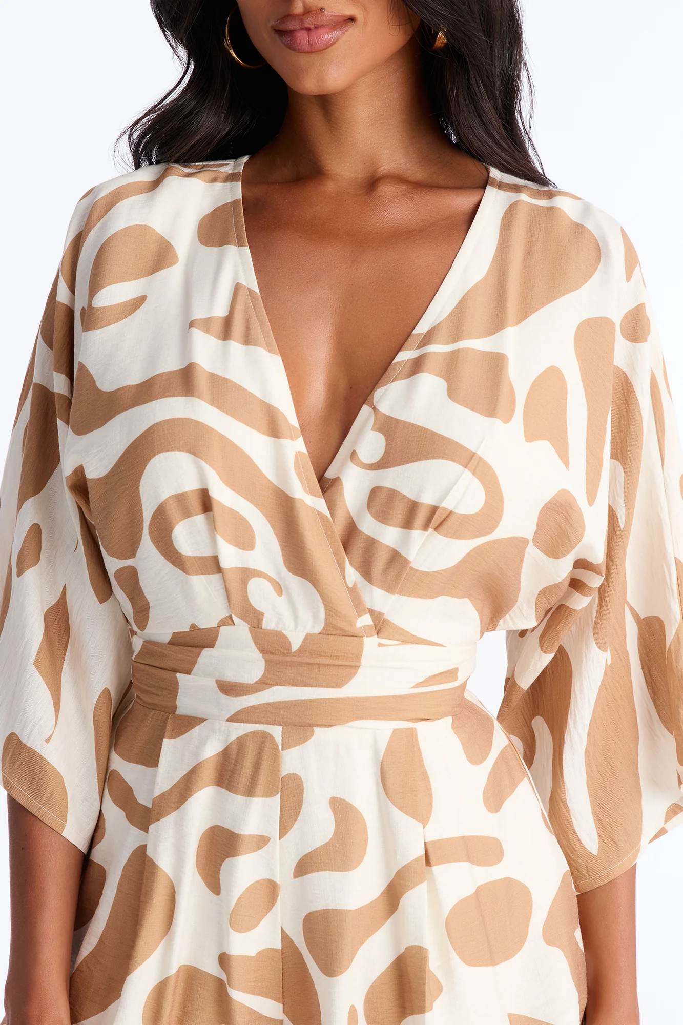 Santorini Days Romper - Taupe - Image 3