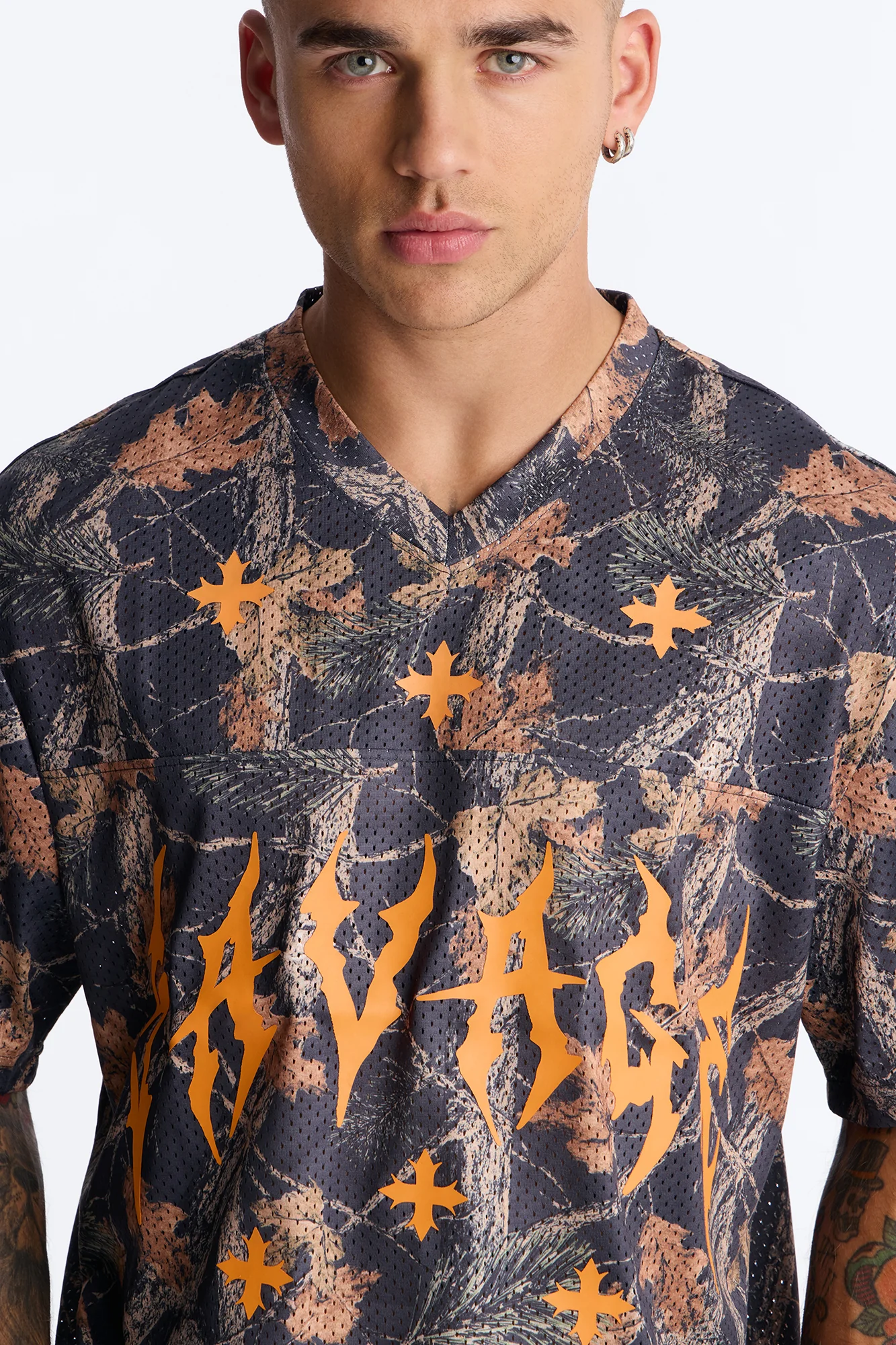 Savage Camo Mesh Jersey Short Sleeve - Camouflage - Image 3