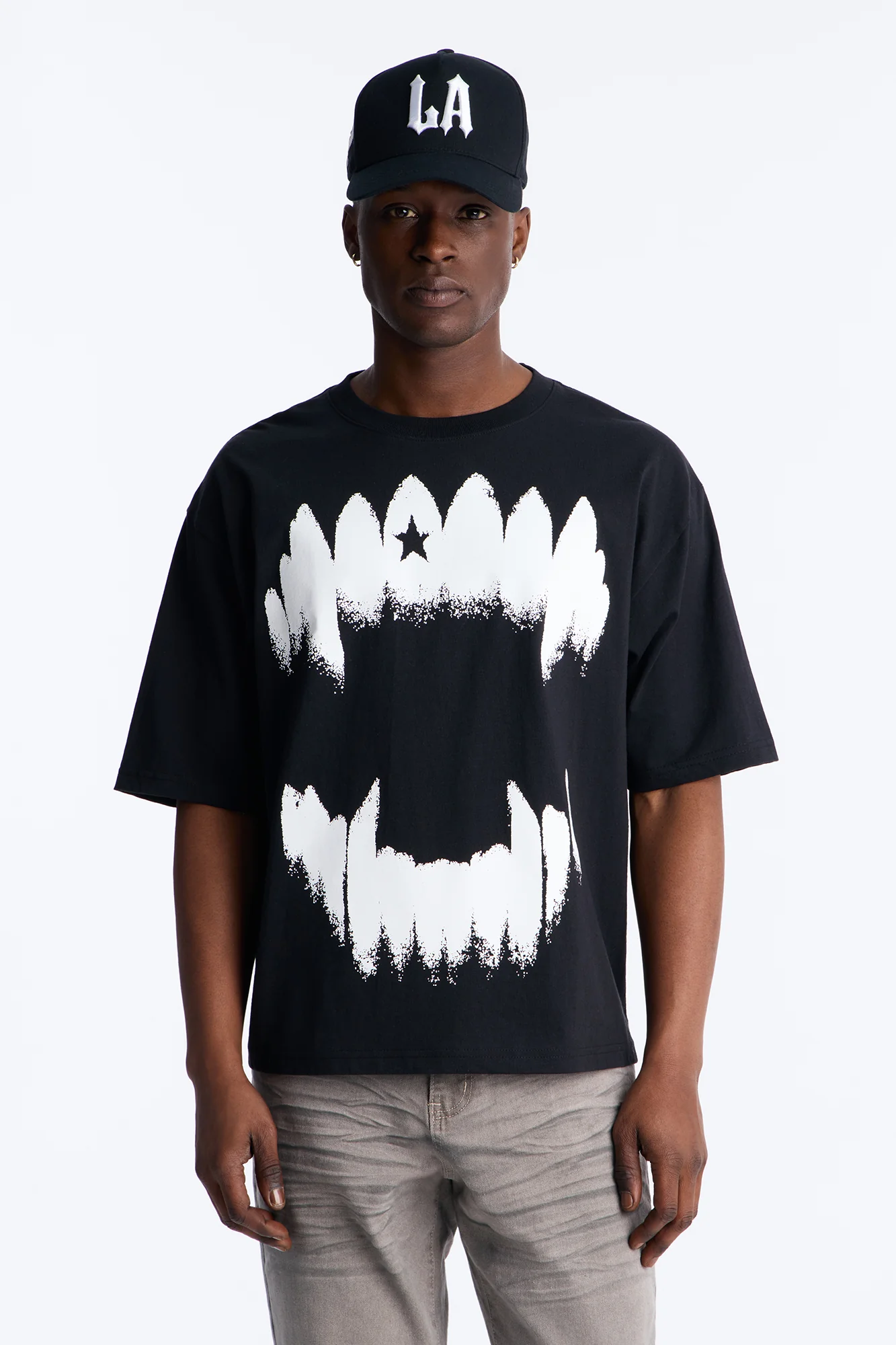 Savage Grill Boxy Short Sleeve Tee - Black