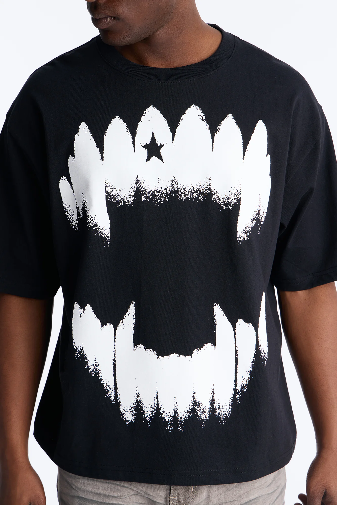 Savage Grill Boxy Short Sleeve Tee - Black - Image 3