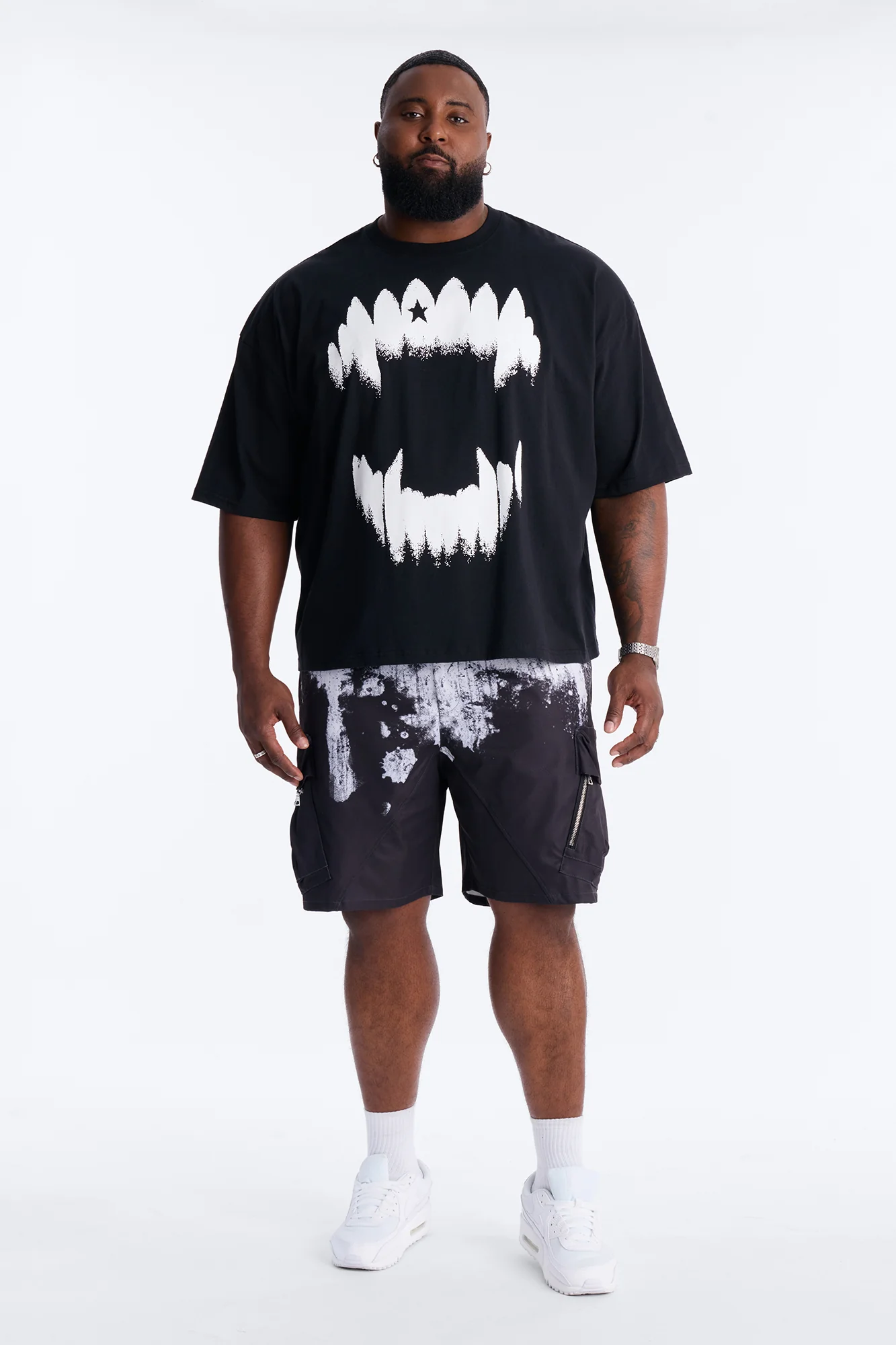 Savage Grill Boxy Short Sleeve Tee - Black - Image 5
