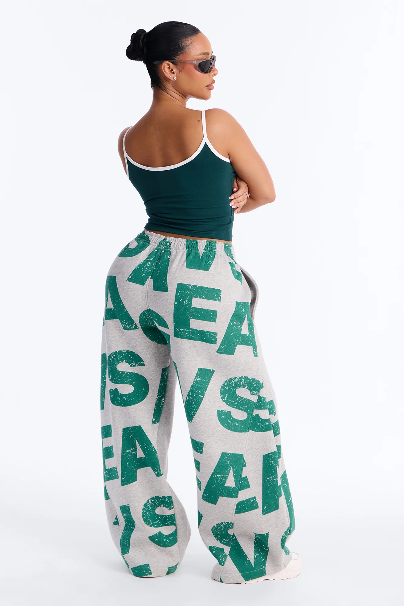 Savage Mode Fleece Pant Set - Green/combo - Image 3