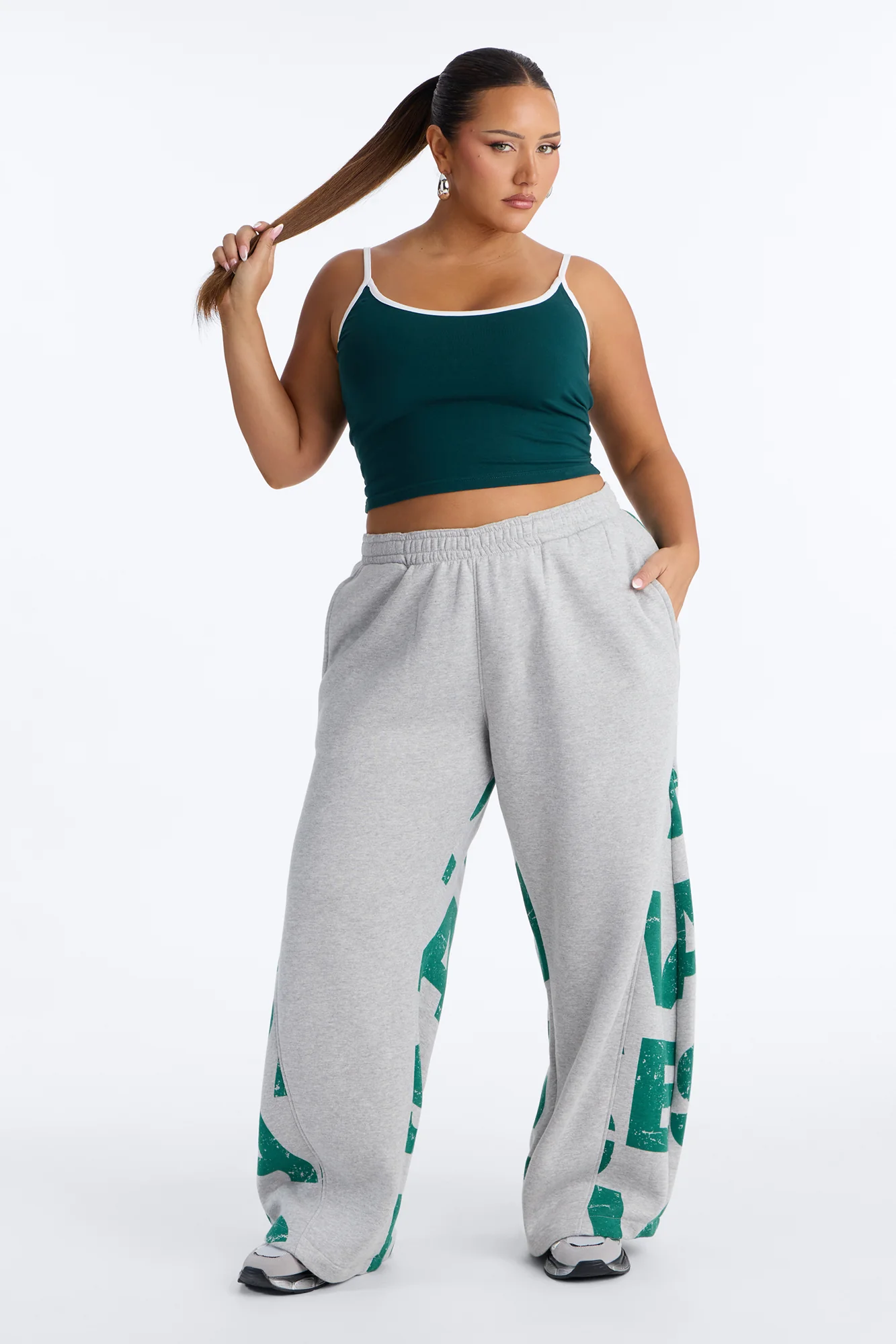 Savage Mode Fleece Pant Set - Green/combo - Image 5