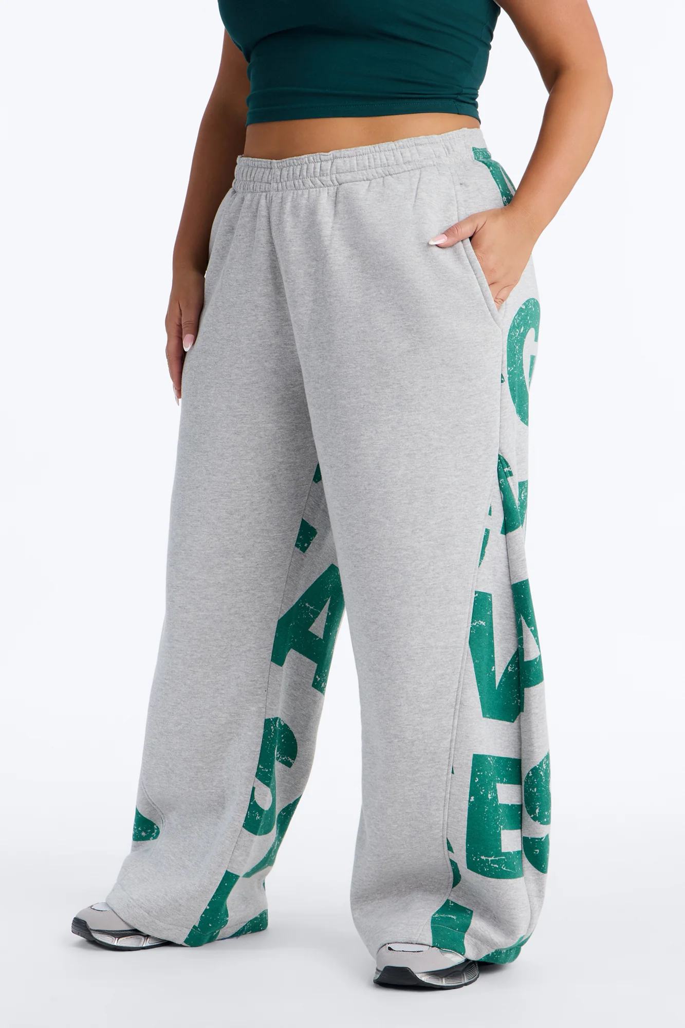 Savage Mode Fleece Pant Set - Green/combo - Image 7