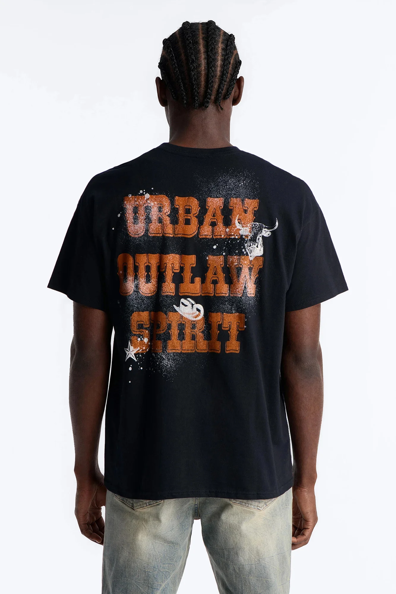 Savage Urban Outlaw Oversized Short Sleeve Tee - Black - Image 4