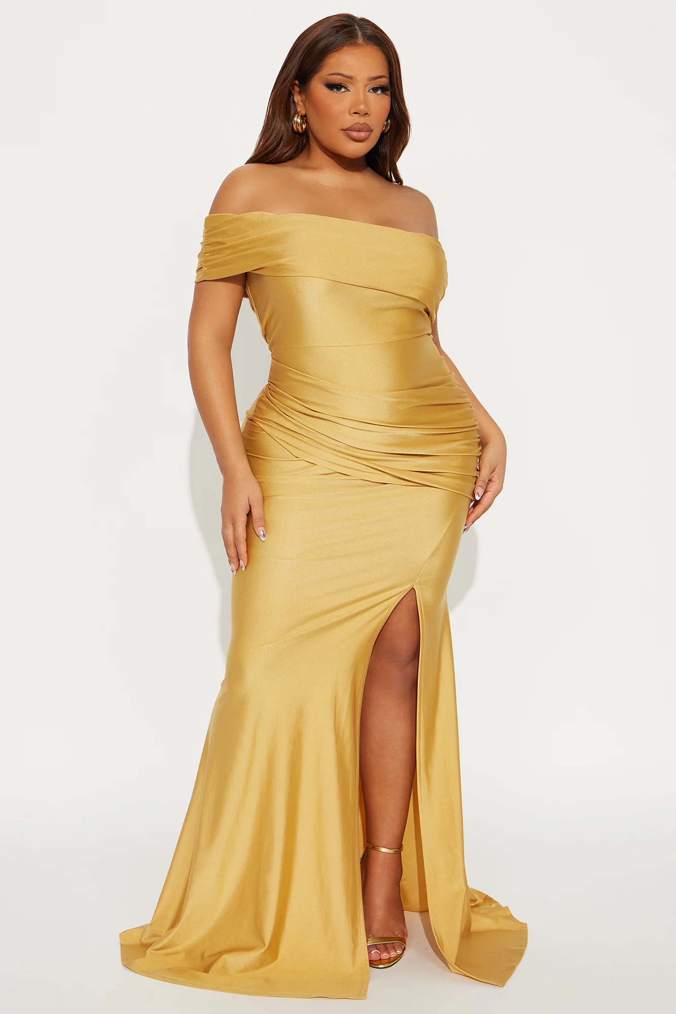 Save A Dance Maxi Dress - Gold - Image 5