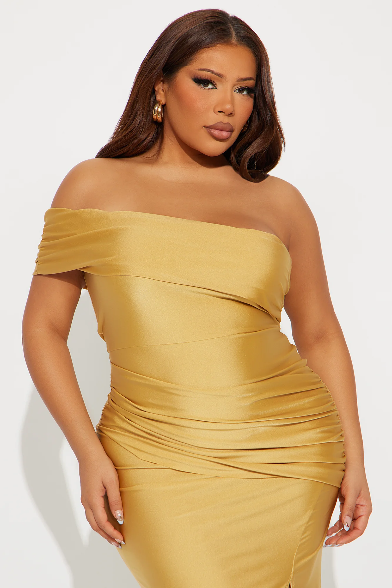 Save A Dance Maxi Dress - Gold - Image 6