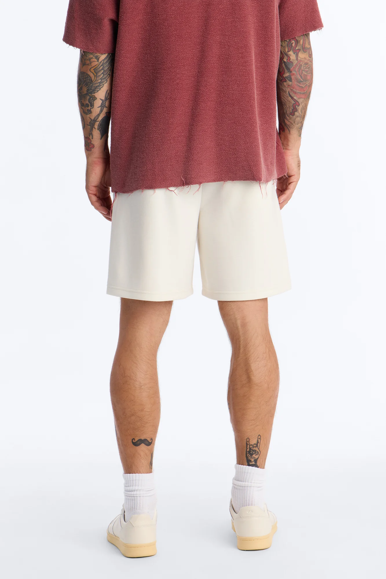 Savoy Pleated Short - Cream - Image 4