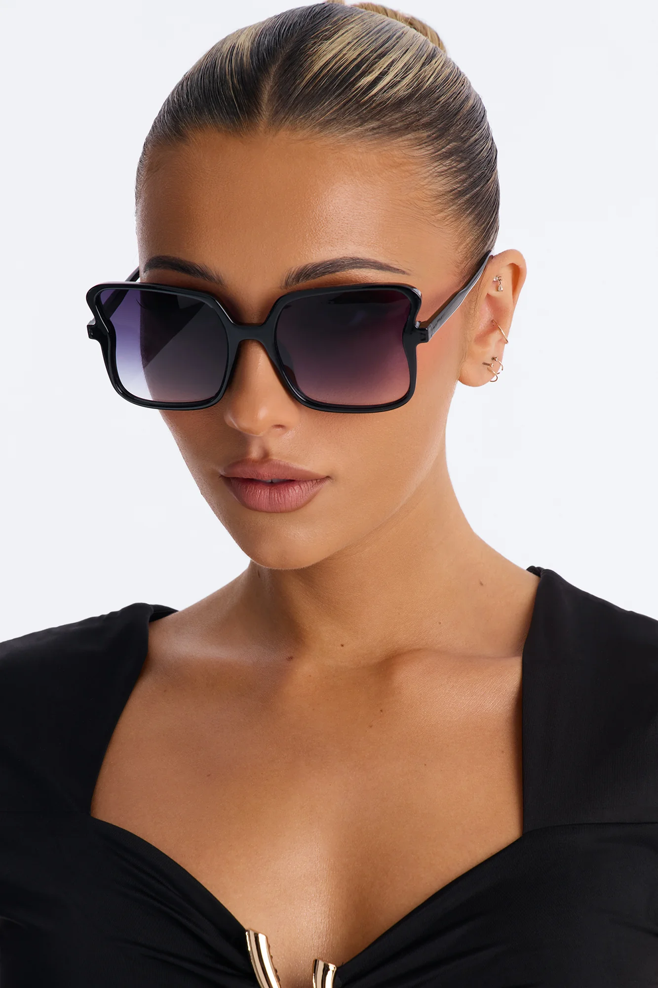 Say My Name Sunglasses - Black