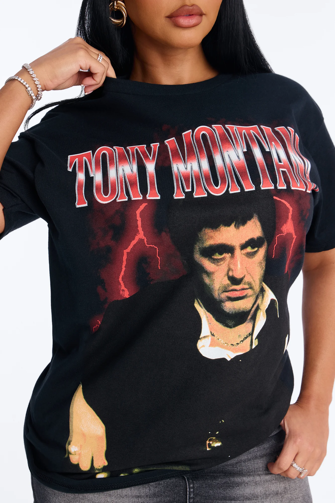 Scarface Bad Guy Tee - Black - Image 4