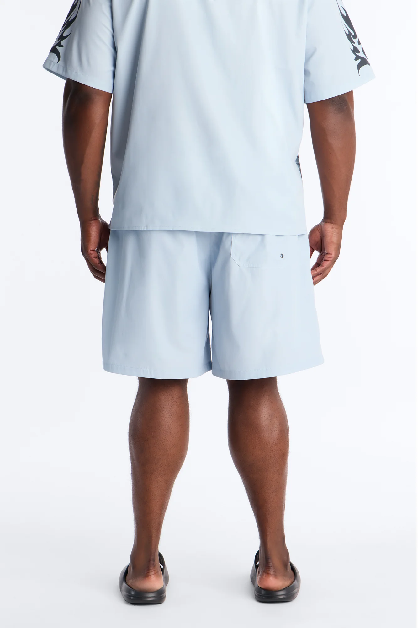 Scarface Coast Swim Trunk 7″ - Light Blue - Image 8