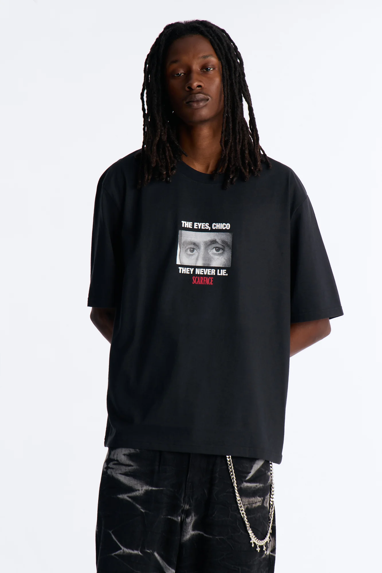 Scarface The Eyes Chico Short Sleeve Tee - Black