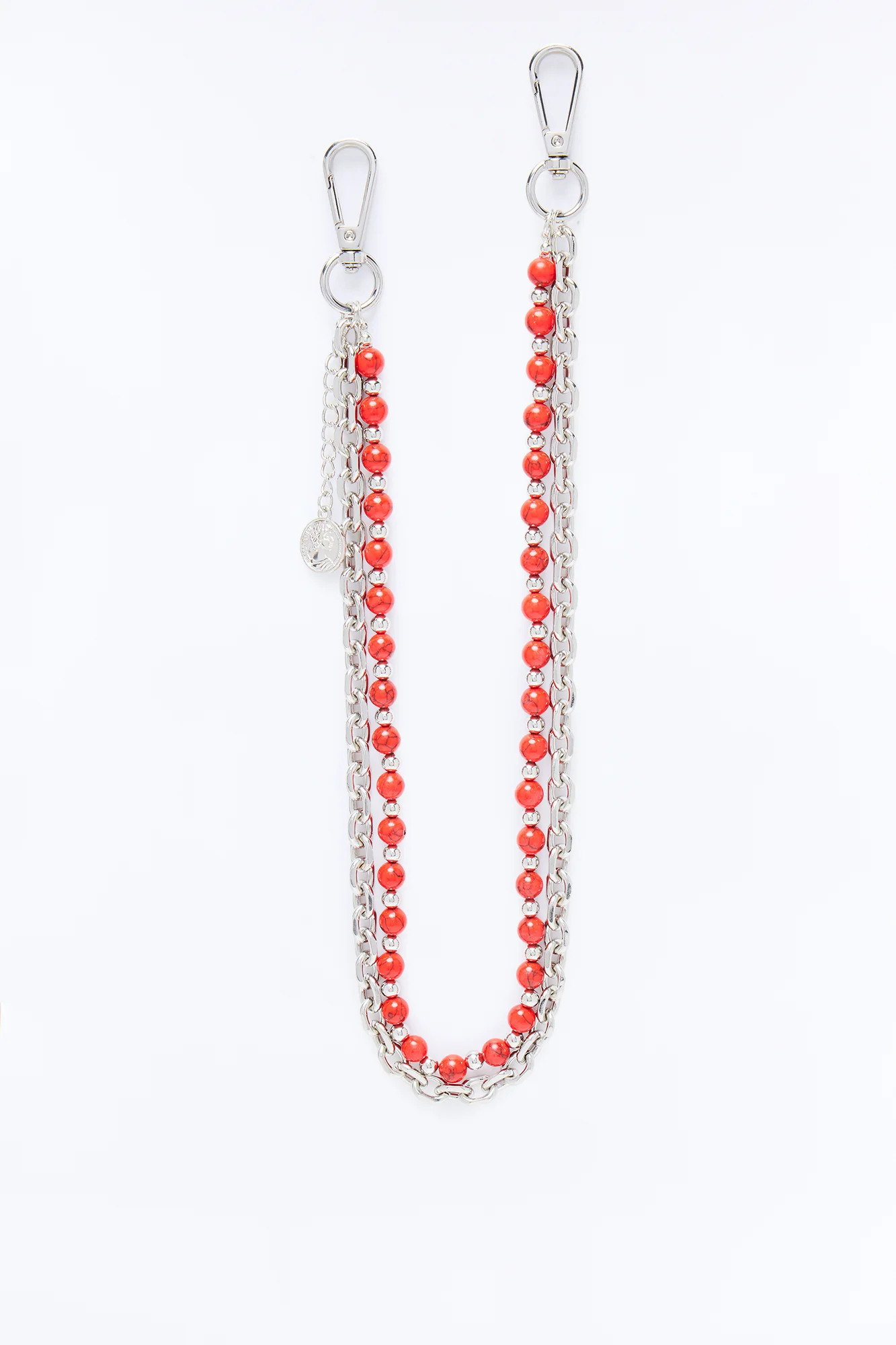 Scarlet Duality Layered Pant Chain - Silver - Image 3